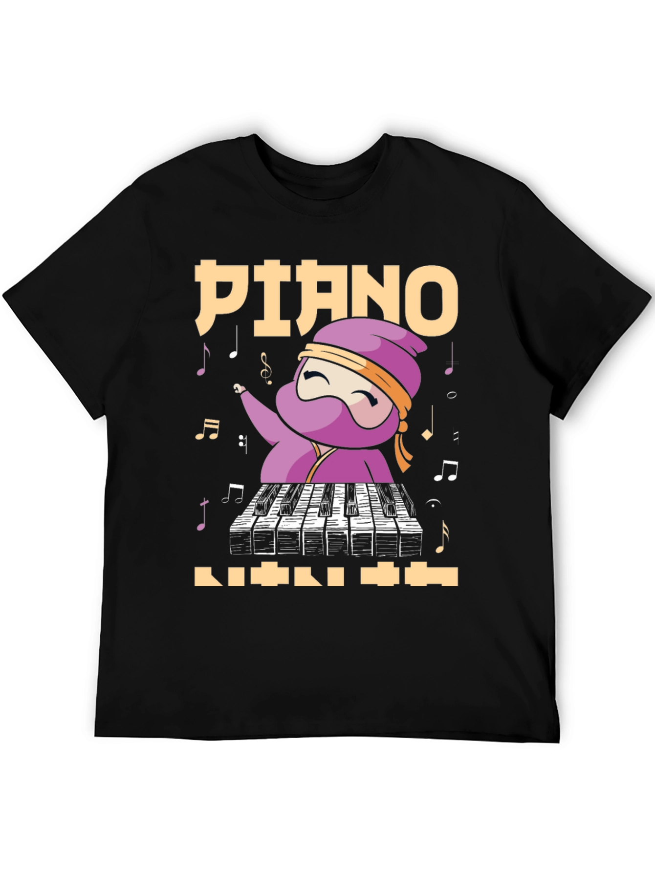 Piano Ninja T-Shirt - Music Lover Tee