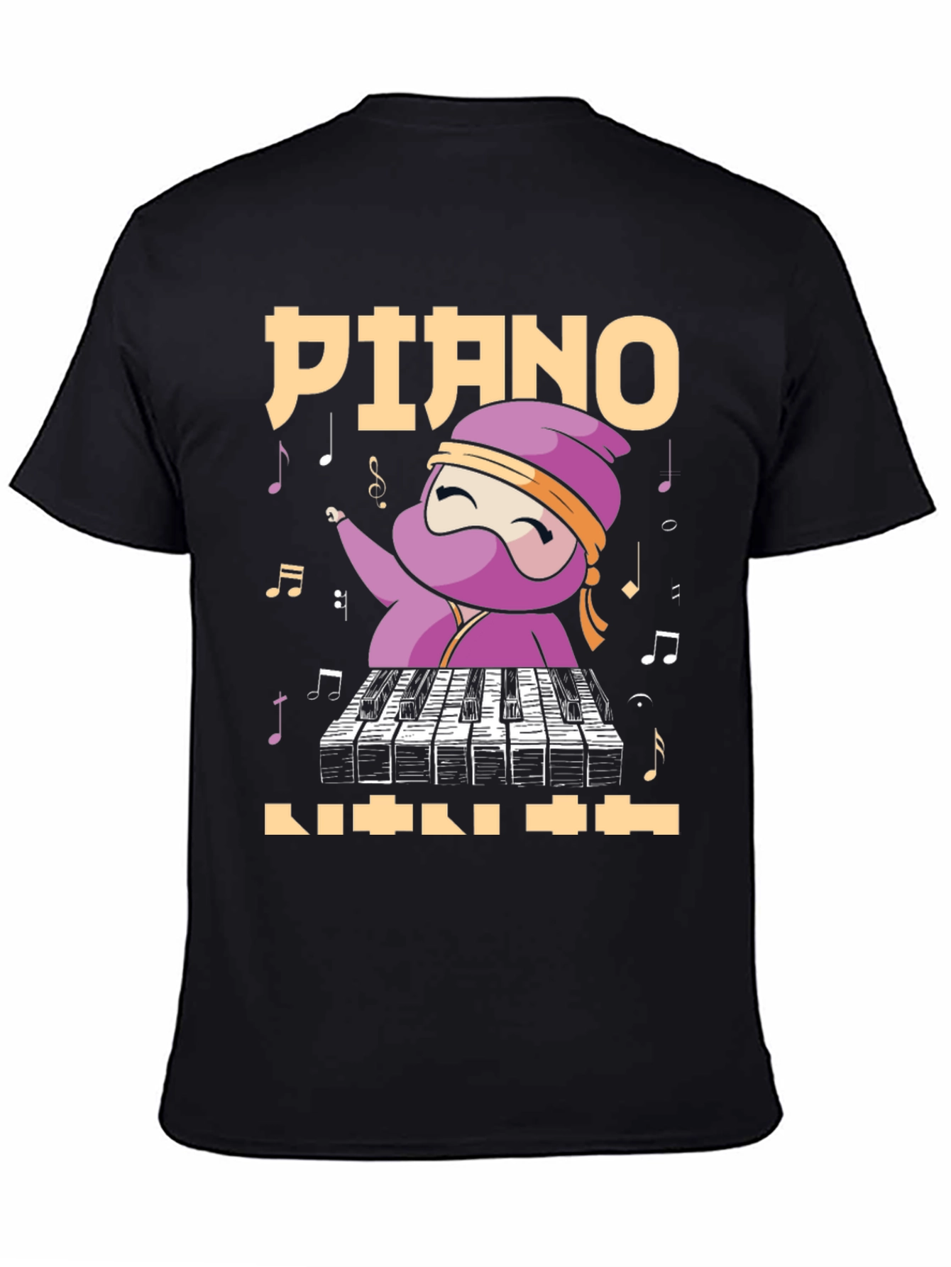 Piano Ninja T-Shirt - Music Lover Tee