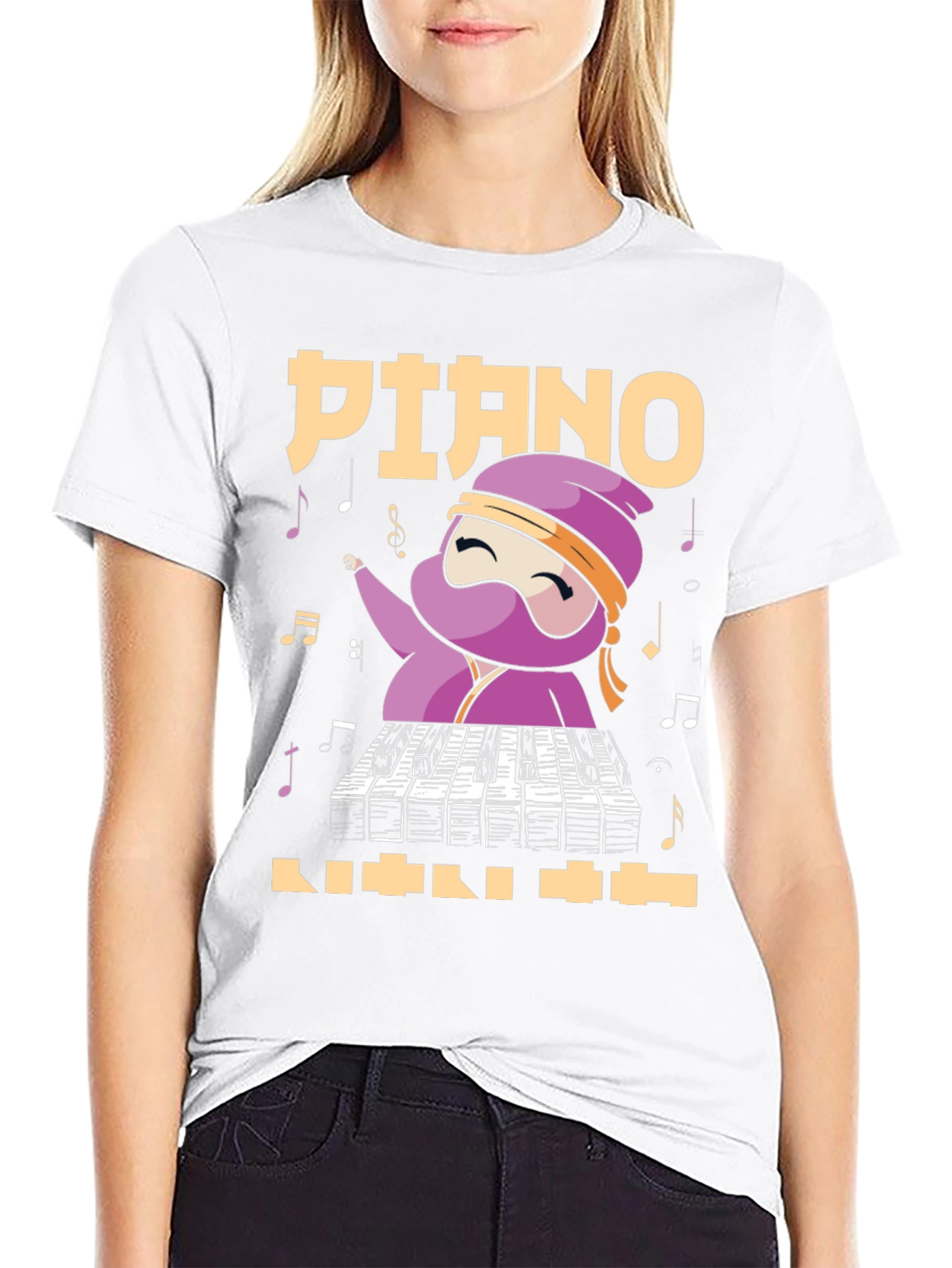 Piano Ninja T-Shirt - Music Lover Tee