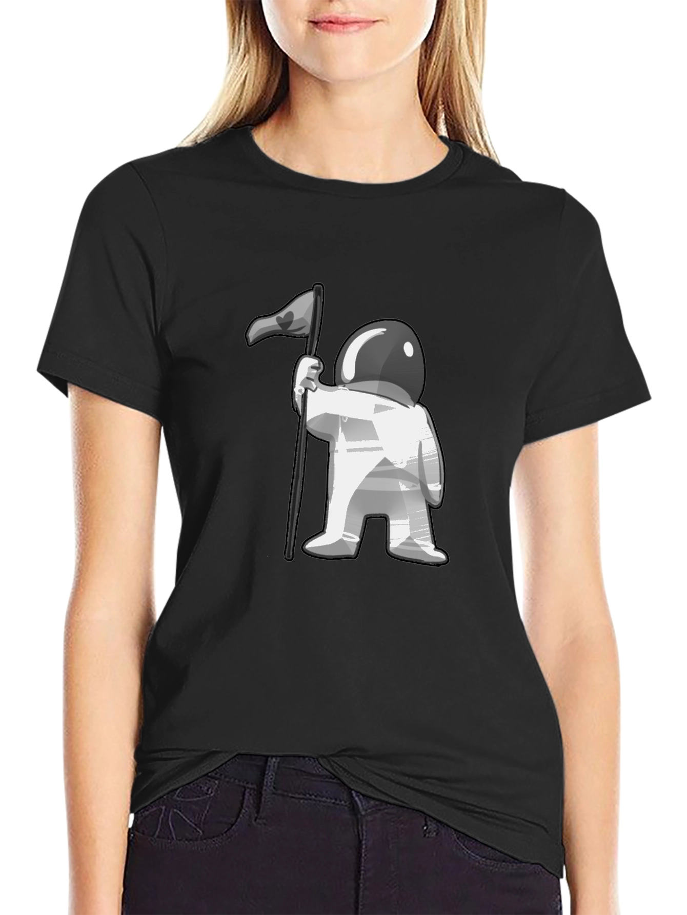 Astronaut Flag Graphic Tee