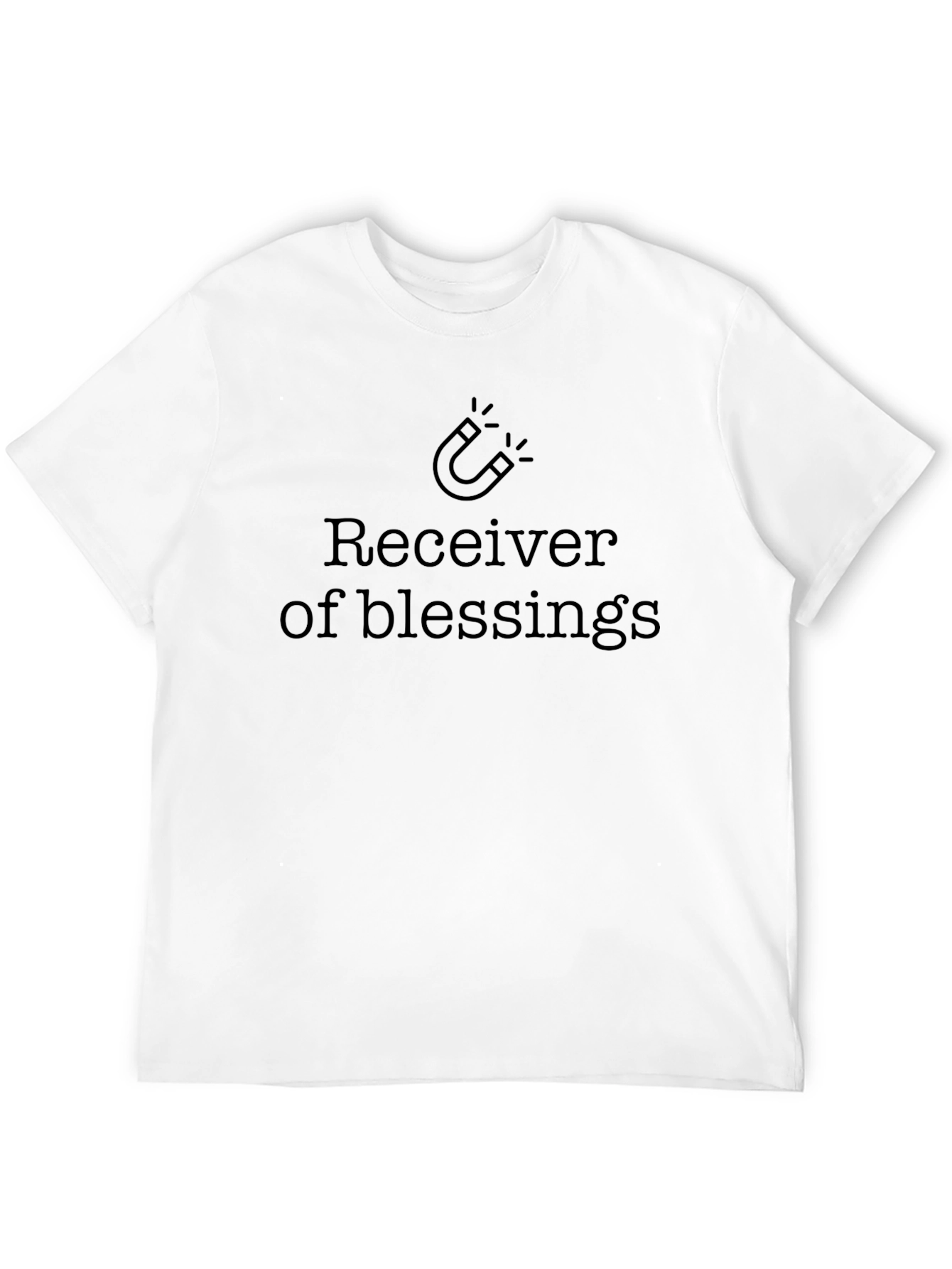 Receiver of Blessings Black T-Shirt