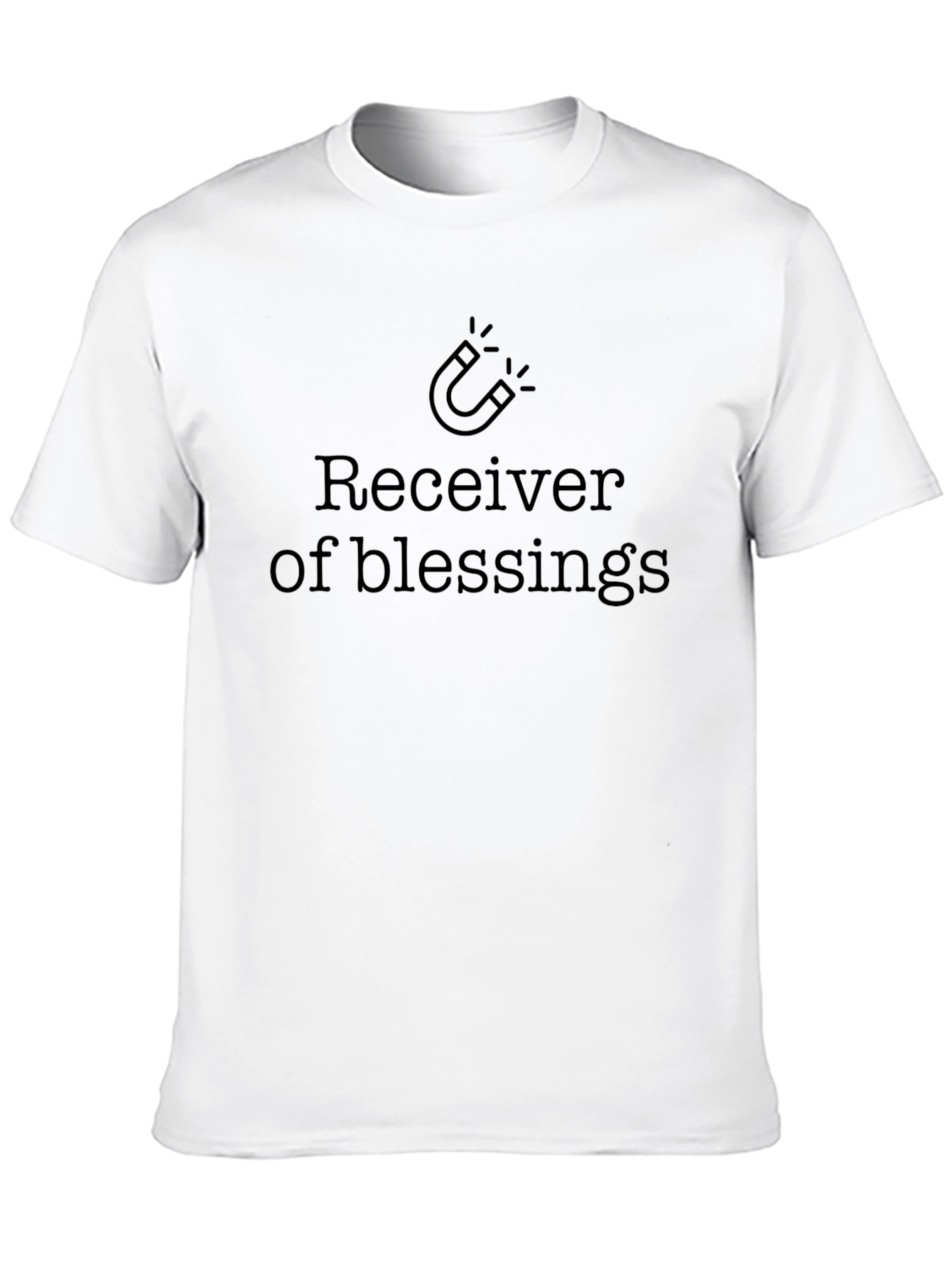 Receiver of Blessings Black T-Shirt