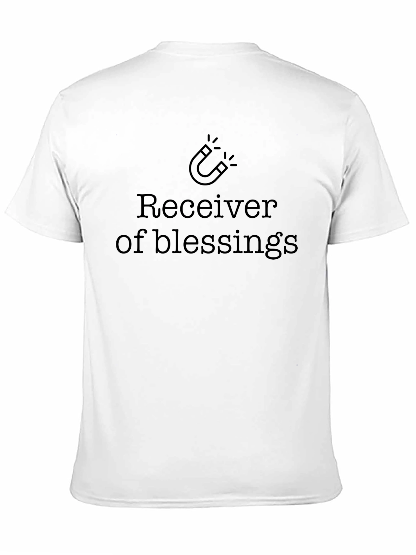 Receiver of Blessings Black T-Shirt