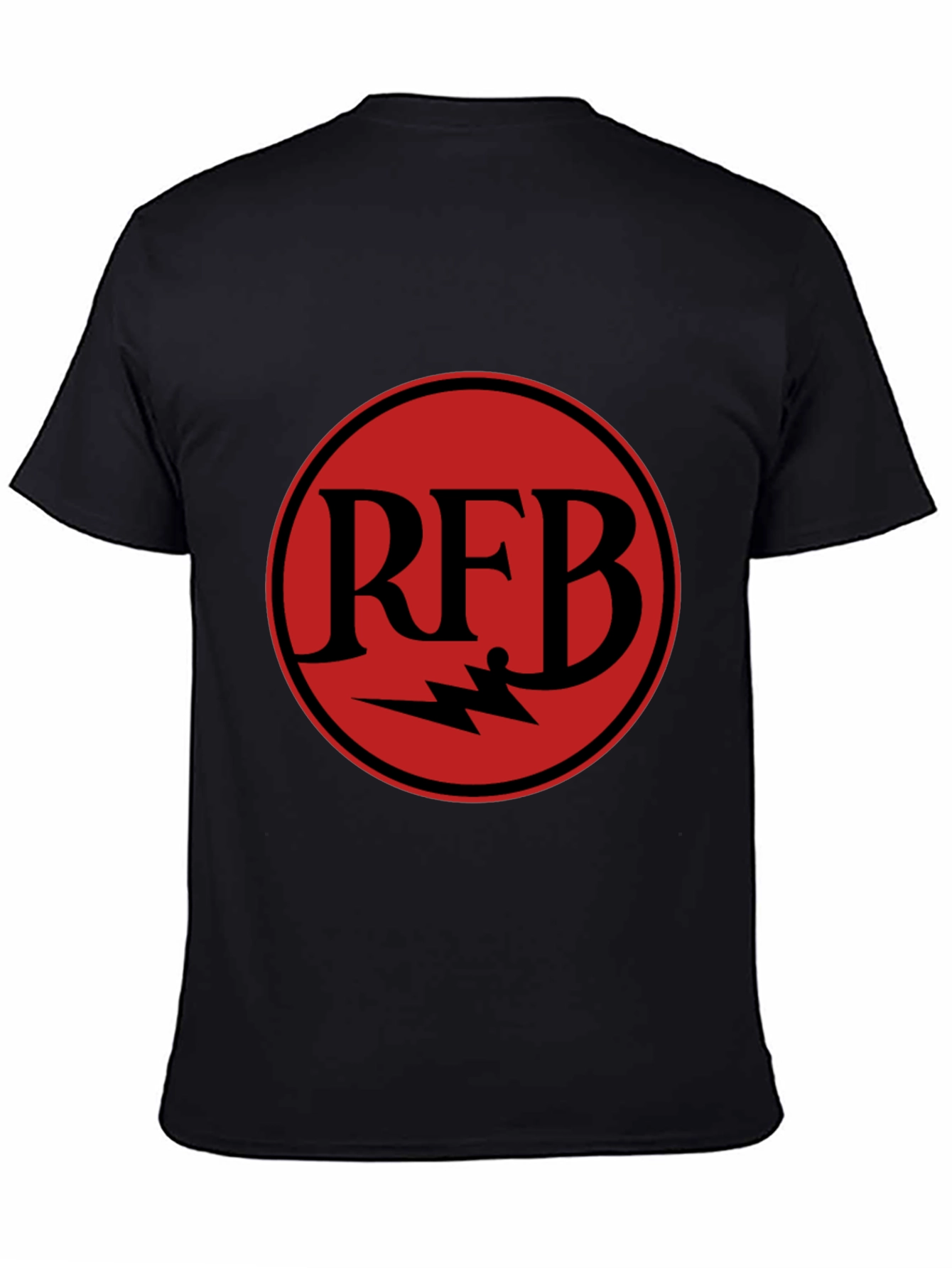 RFB Graphic Tee - Black Cotton T-Shirt