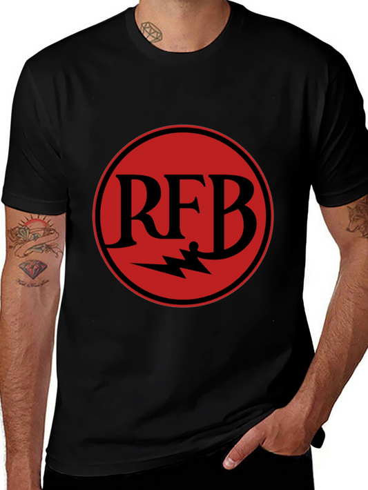 RFB Graphic Tee - Black Cotton T-Shirt