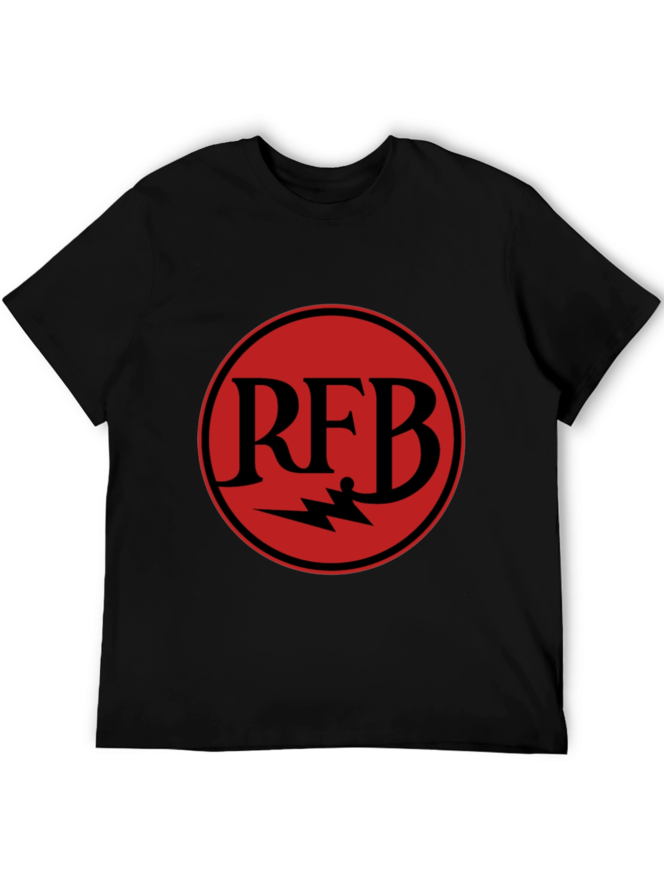 RFB Graphic Tee - Black Cotton T-Shirt