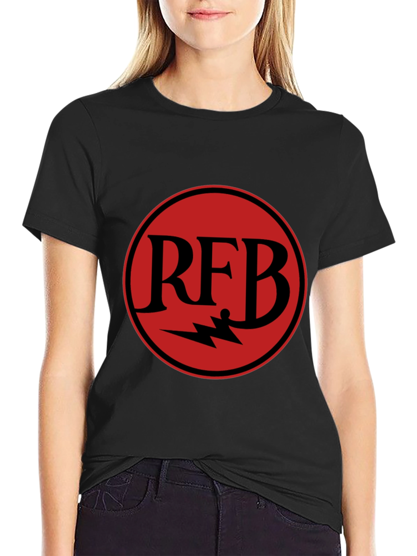 RFB Graphic Tee - Black Cotton T-Shirt