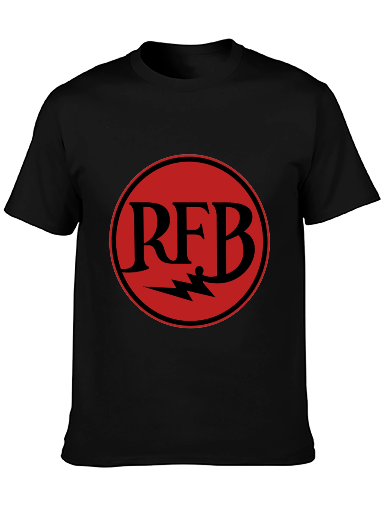 RFB Graphic Tee - Black Cotton T-Shirt