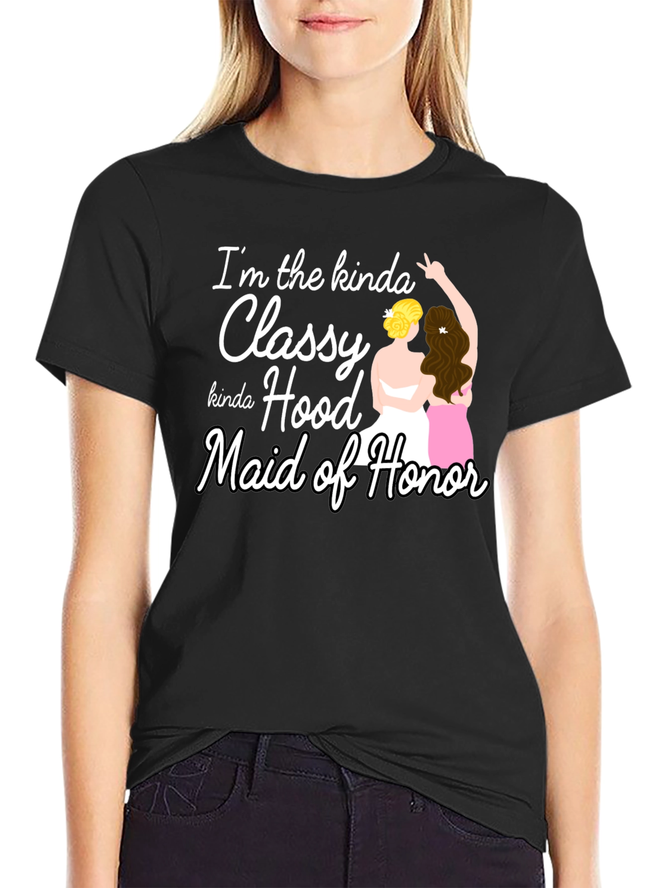 Classy Maid of Honor T-Shirt
