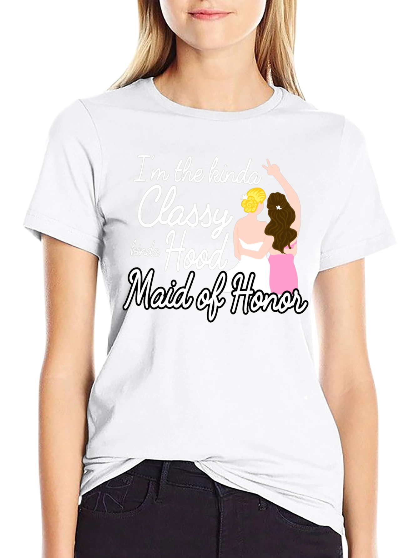 Classy Maid of Honor T-Shirt