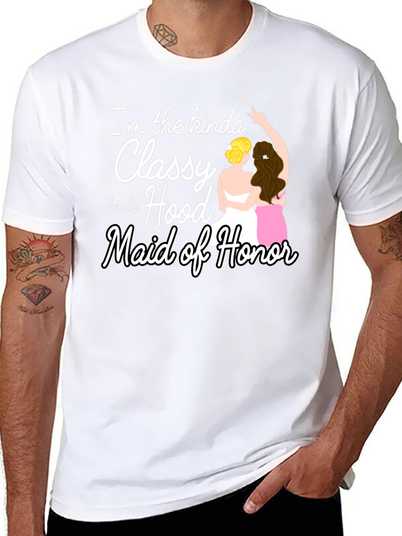 Classy Maid of Honor T-Shirt