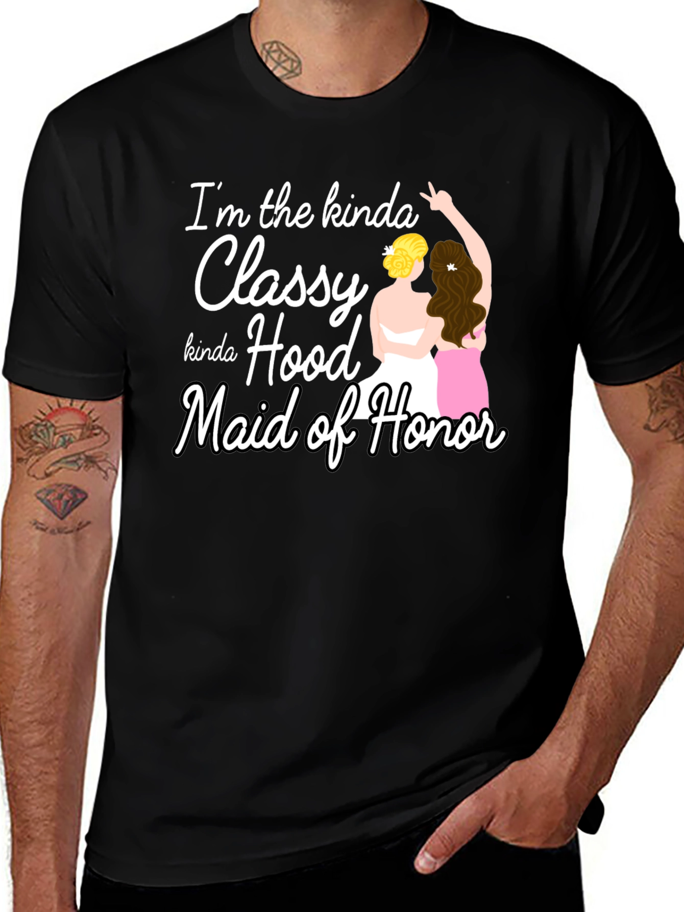 Classy Maid of Honor T-Shirt