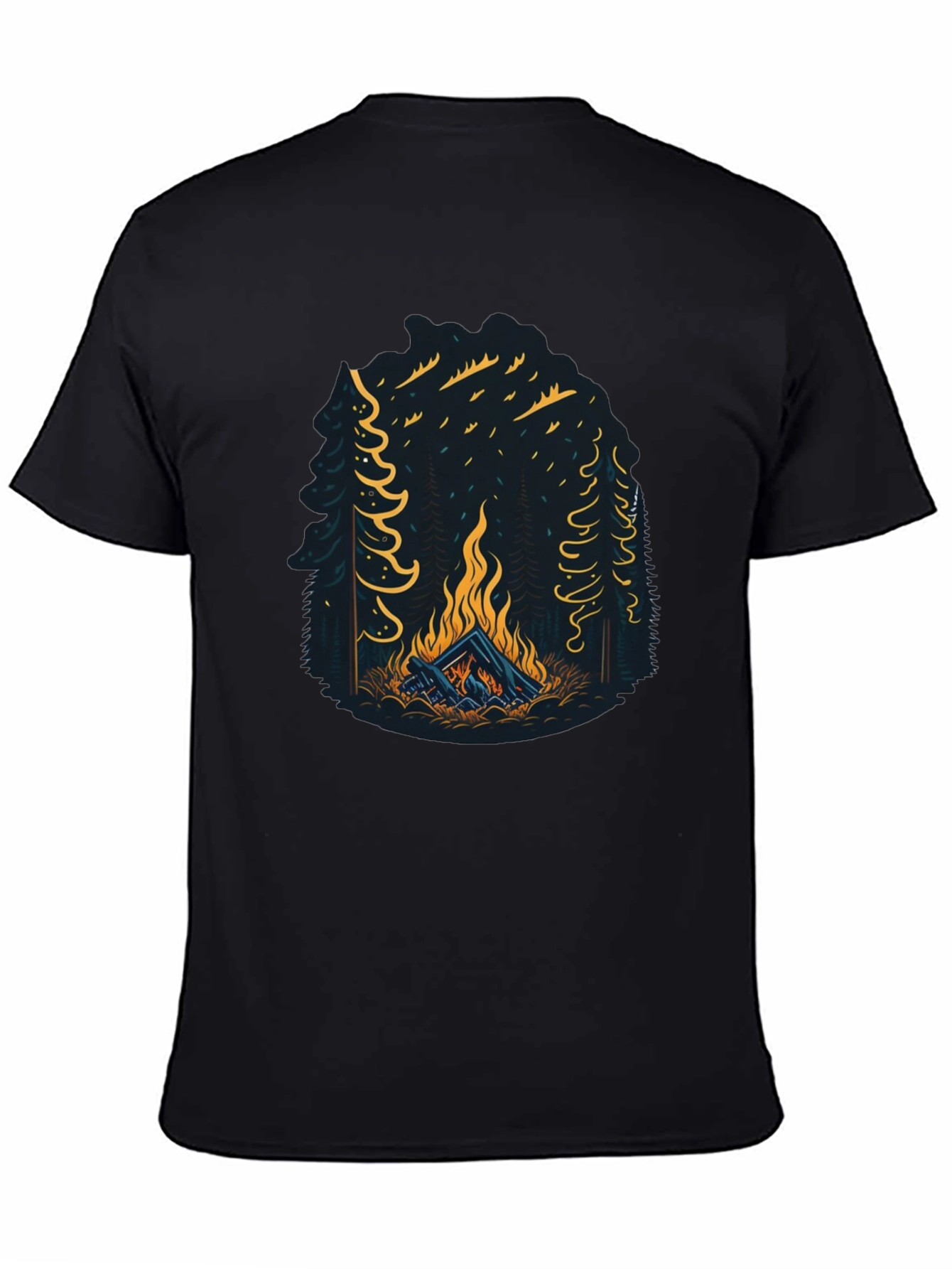 Campfire Graphic Tee - Adventure Awaits
