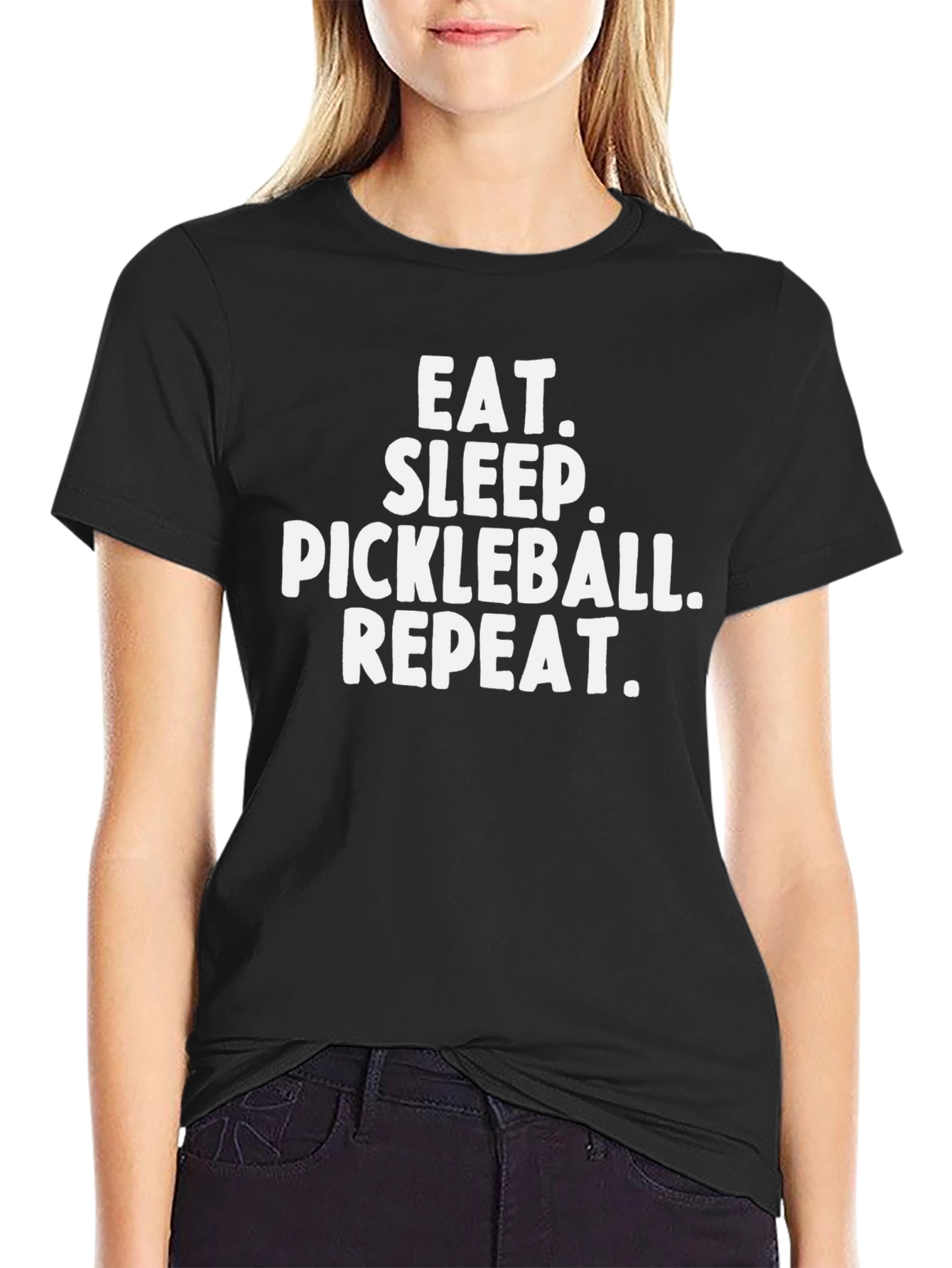 Eat Sleep Pickleball Repeat T-Shirt