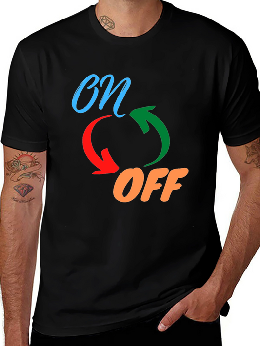 On/Off Graphic Print Tee