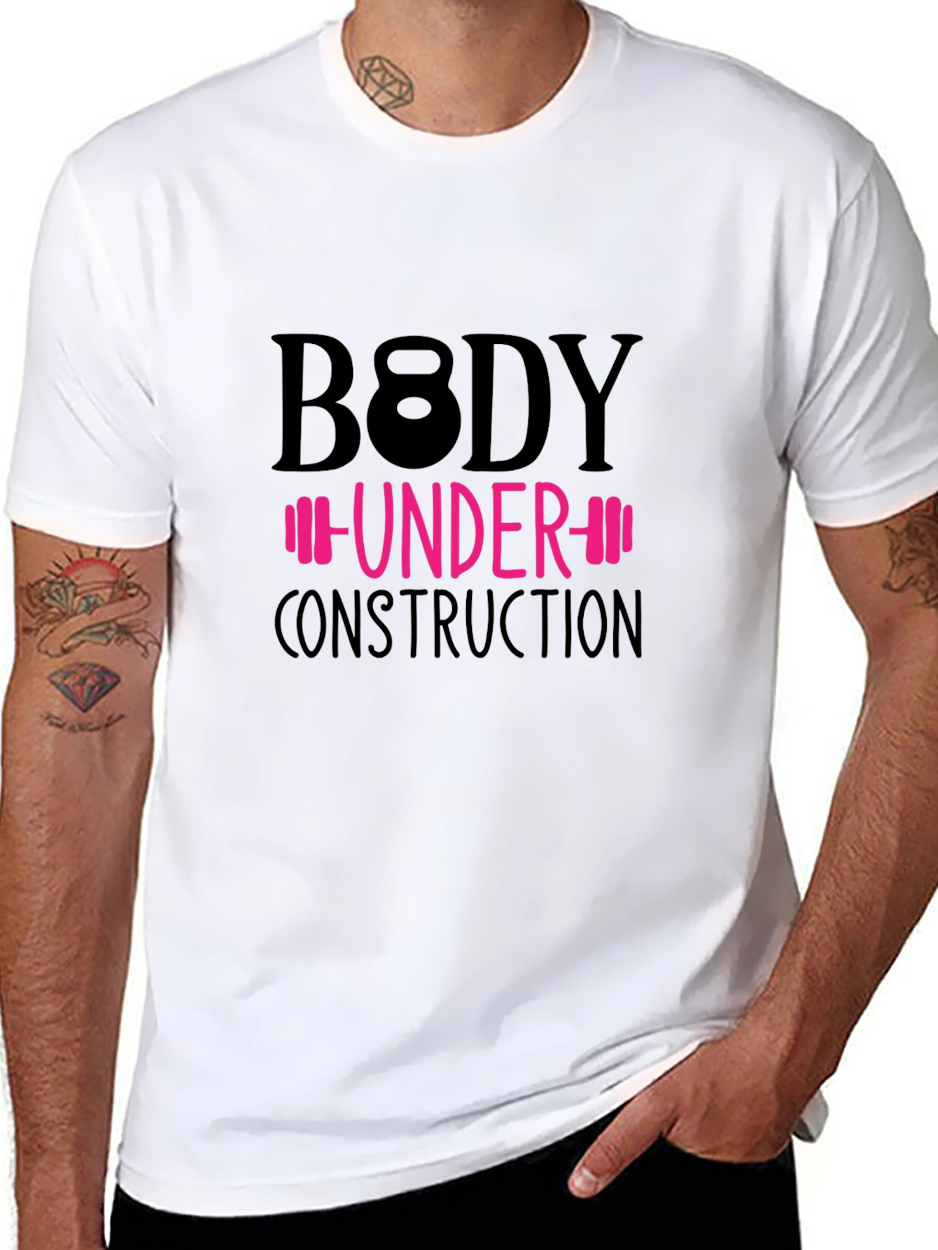 Body Under Construction Fitness T-Shirt