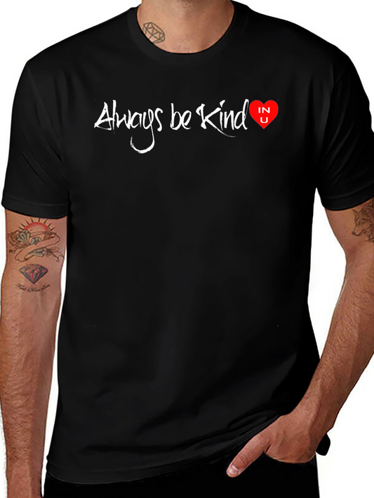 Always Be Kind T-Shirt - Black Graphic Tee