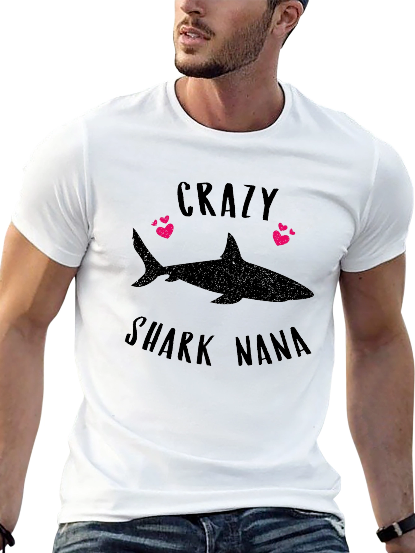Crazy Shark Nana T-Shirt