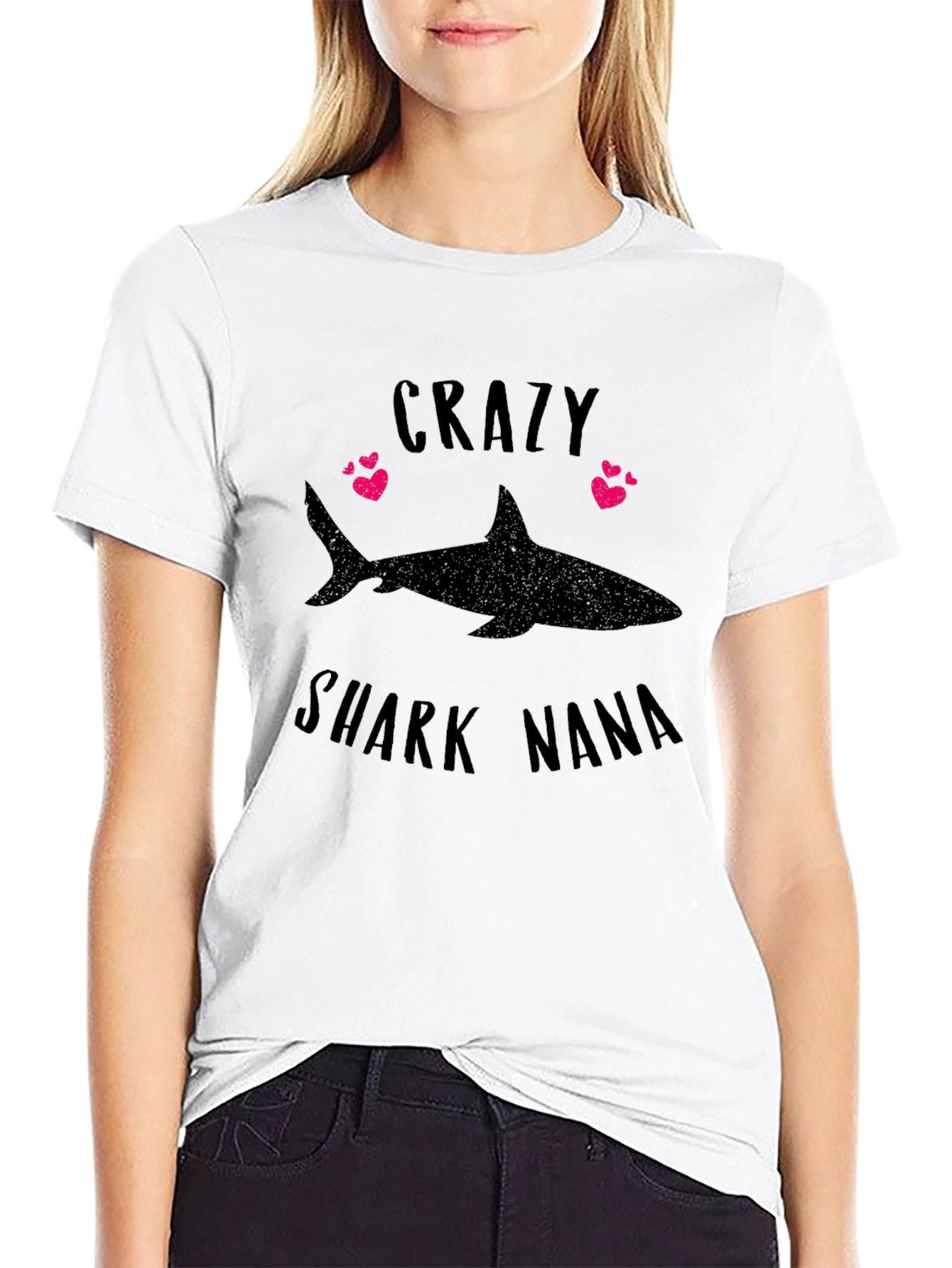 Crazy Shark Nana T-Shirt