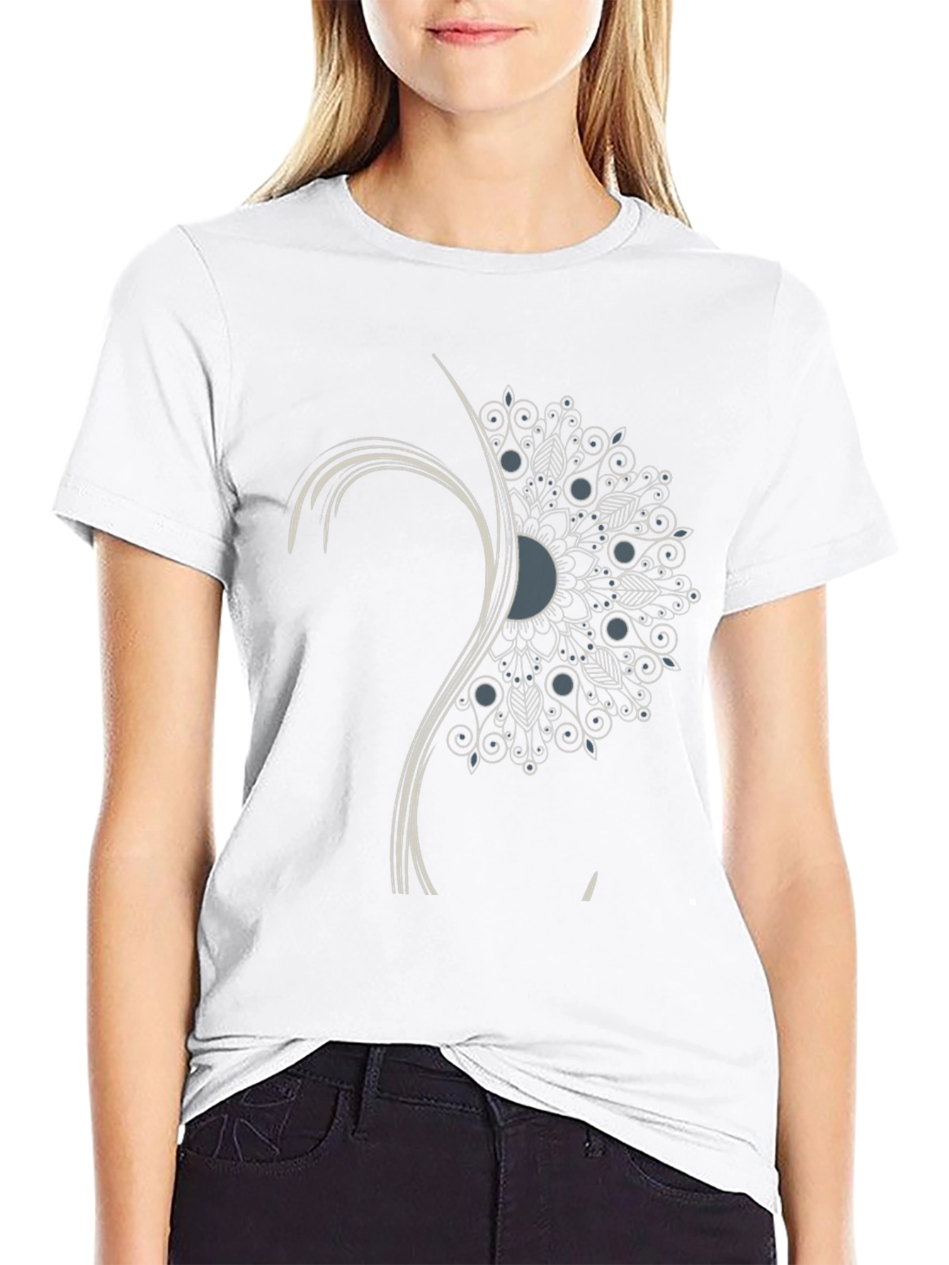 Unique Mandala Graphic T-Shirt