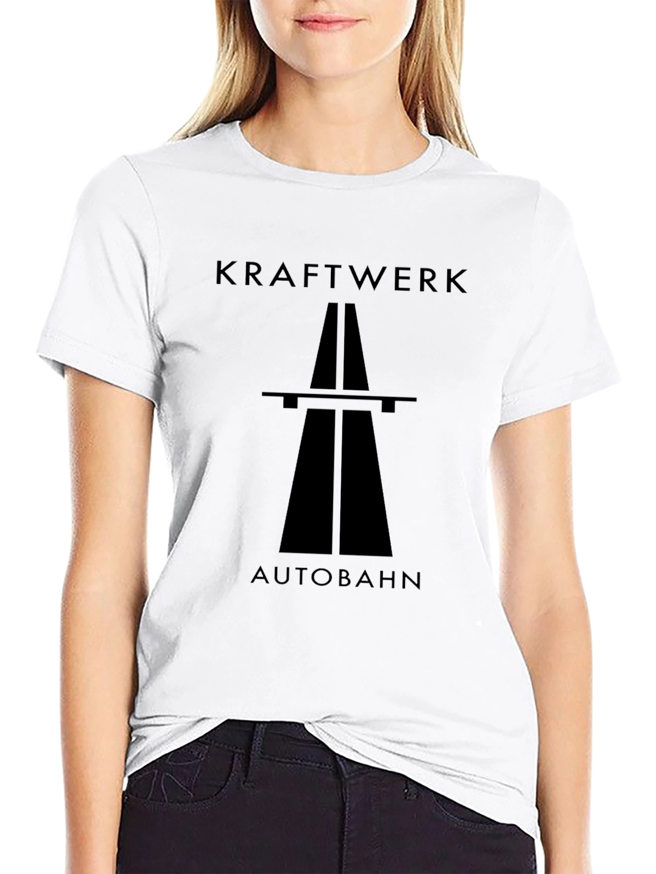 Kraftwerk Autobahn Black T-Shirt - Classic Album Cover