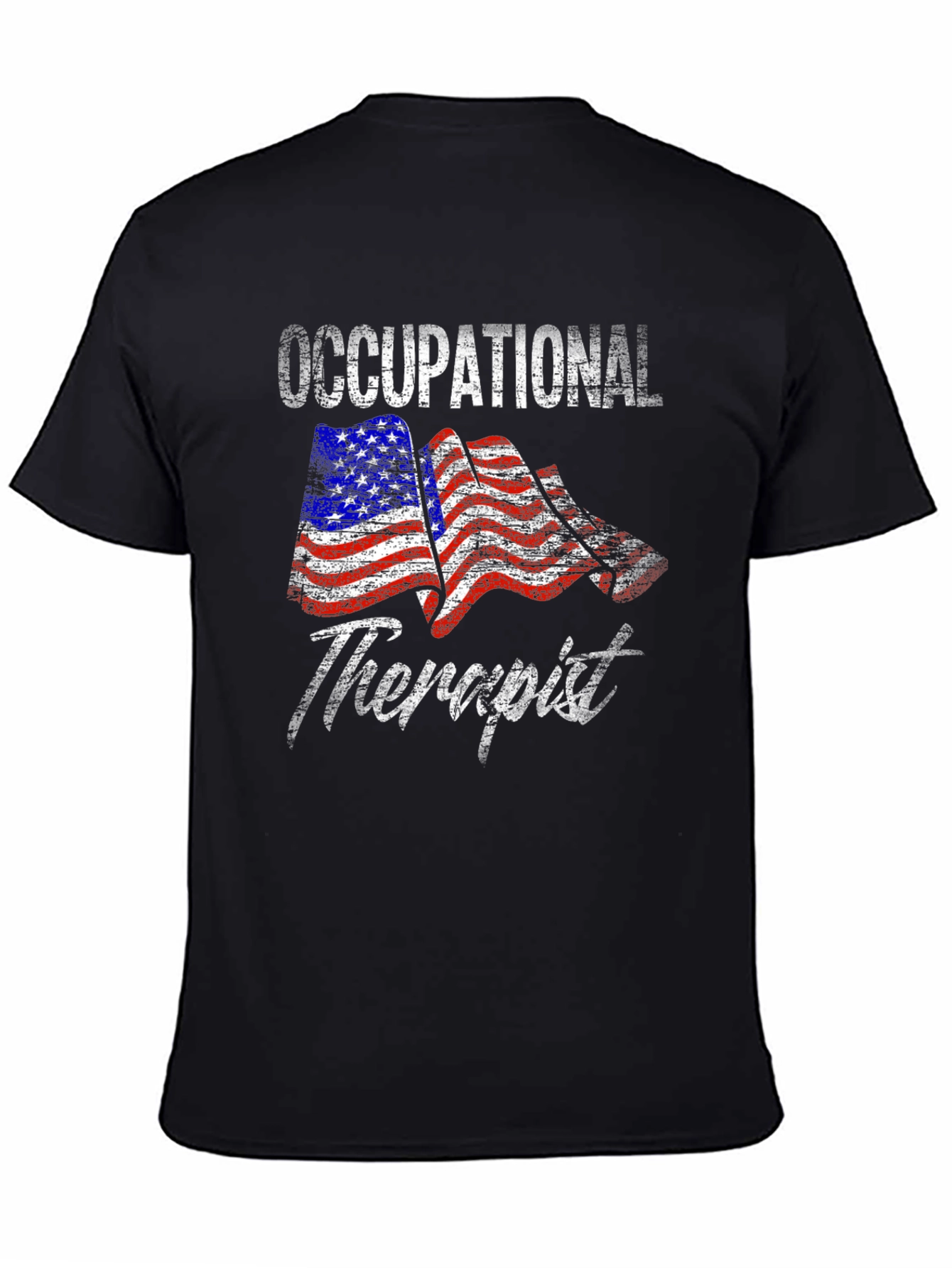 Occupational Therapist American Flag Graphic Tee