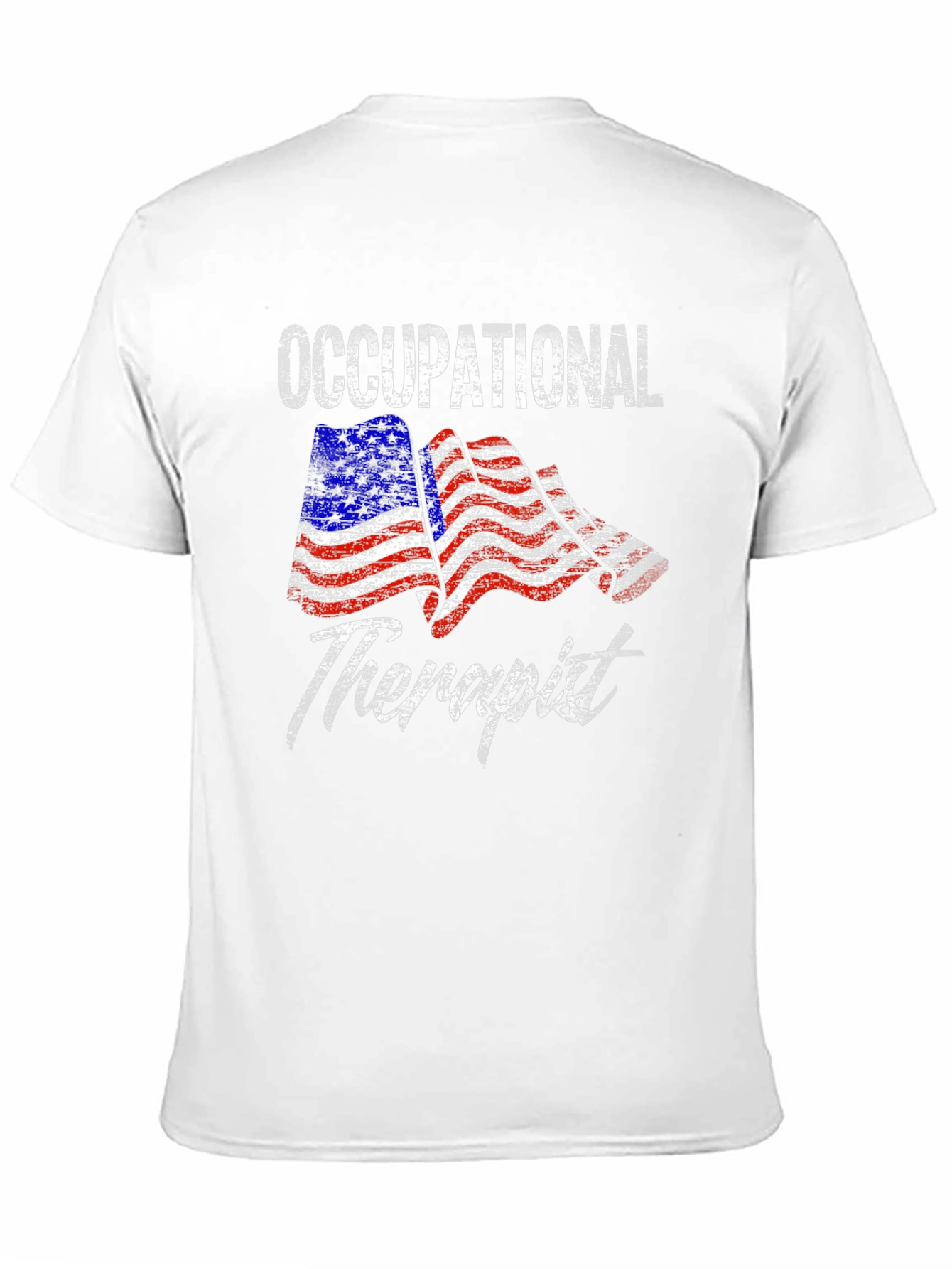 Occupational Therapist American Flag Graphic Tee