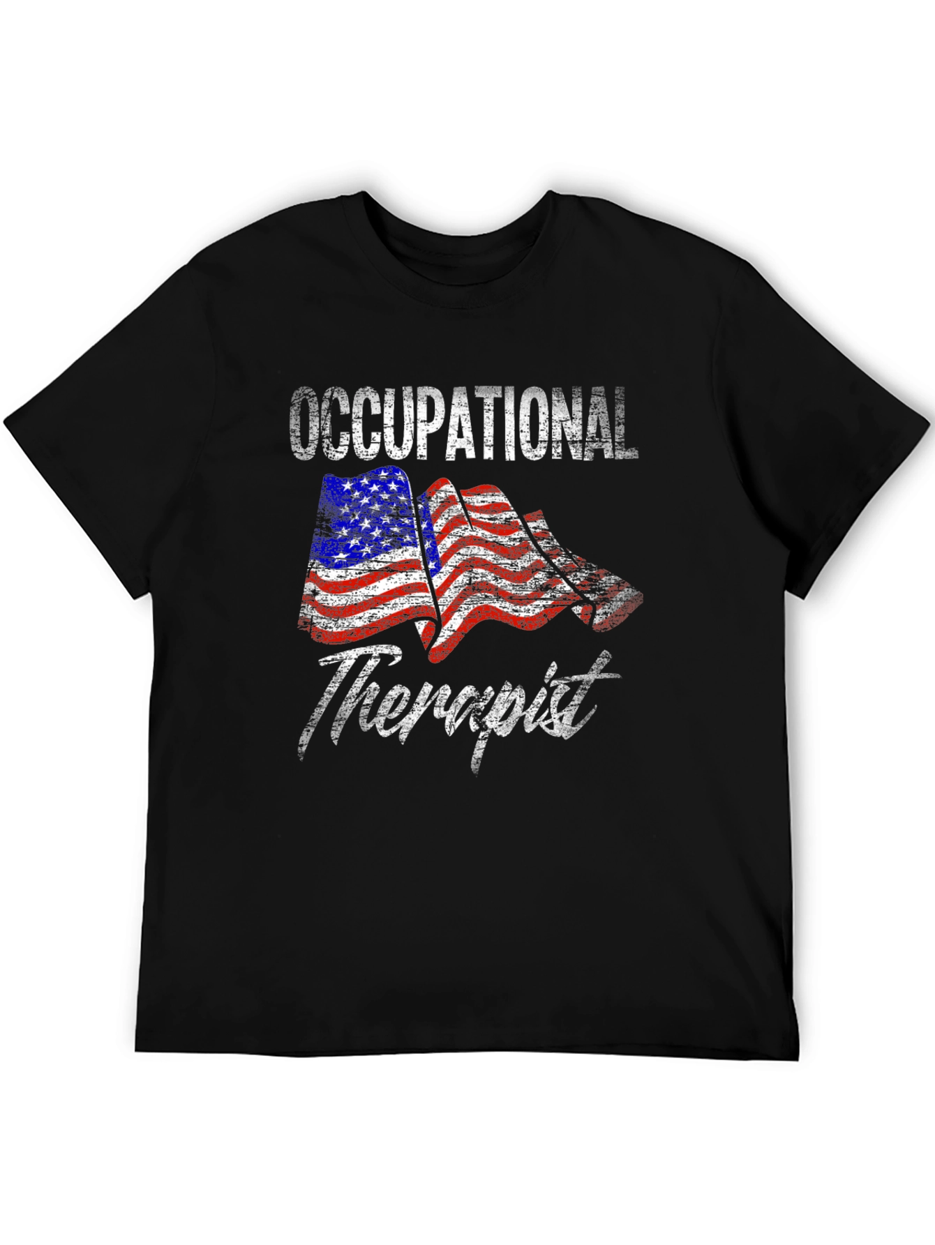Occupational Therapist American Flag Graphic Tee