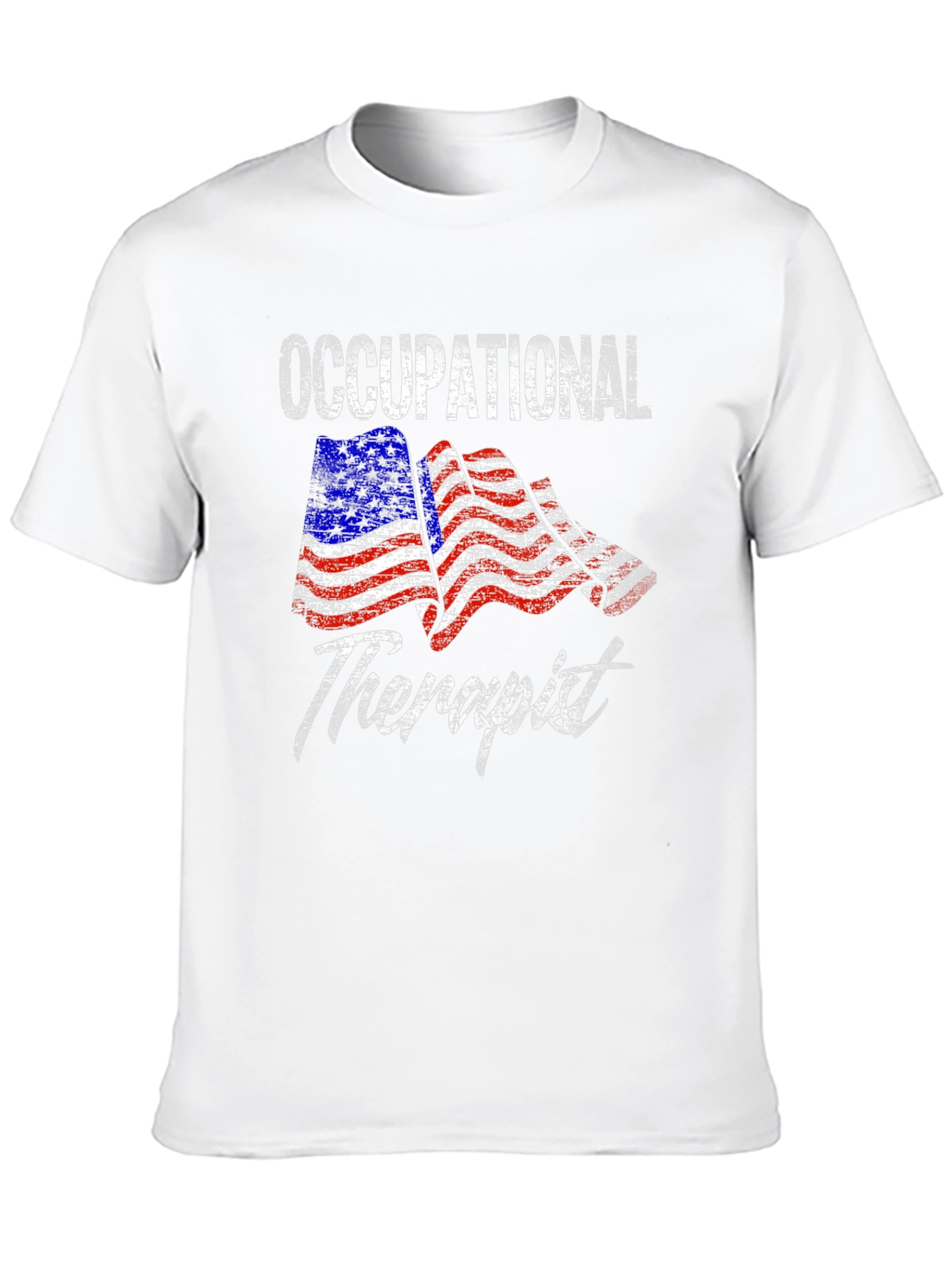 Occupational Therapist American Flag Graphic Tee