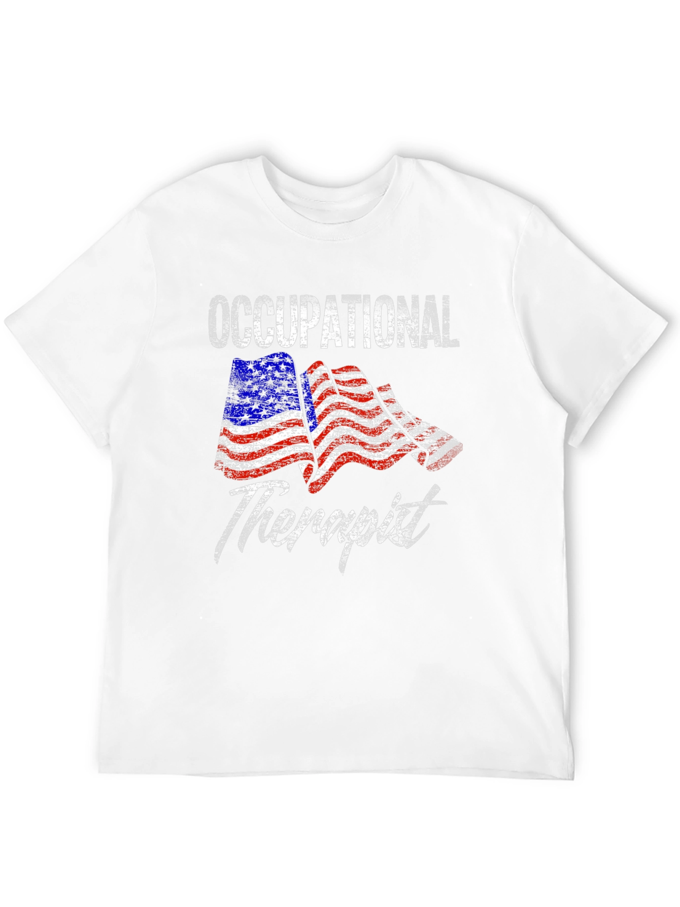 Occupational Therapist American Flag Graphic Tee