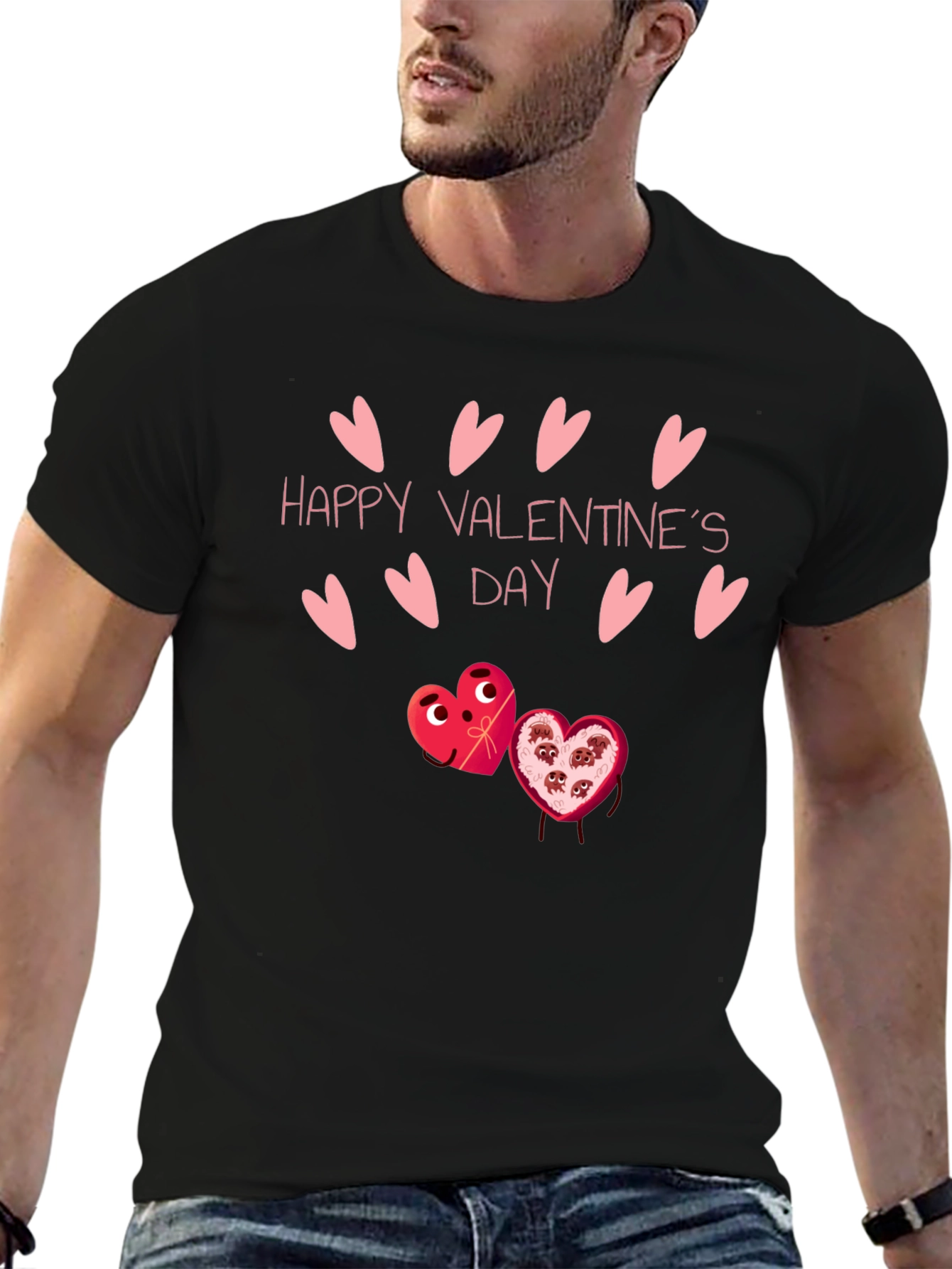 Happy Valentines Day T-Shirt - Heart Candy