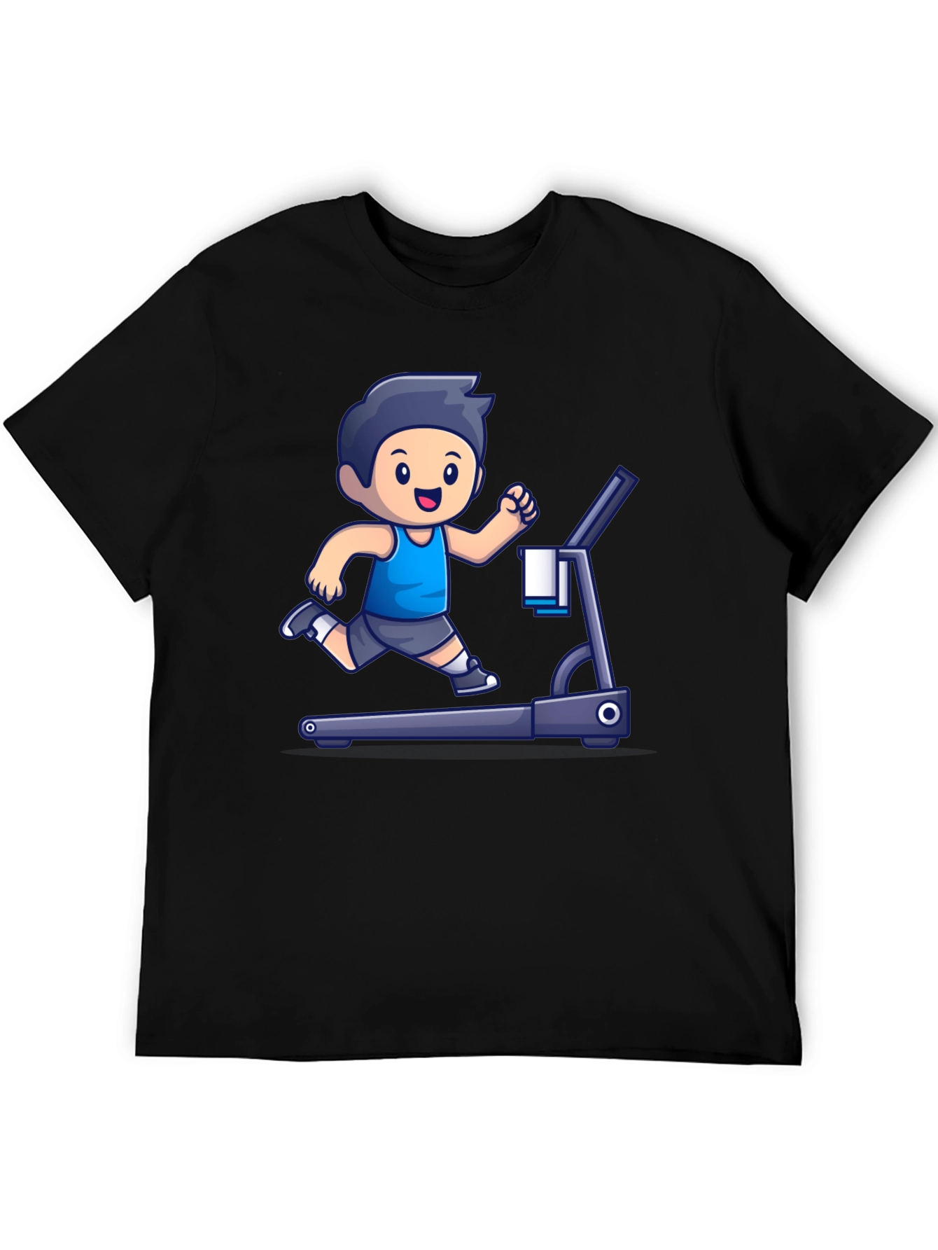 Cartoon Treadmill Run T-Shirt