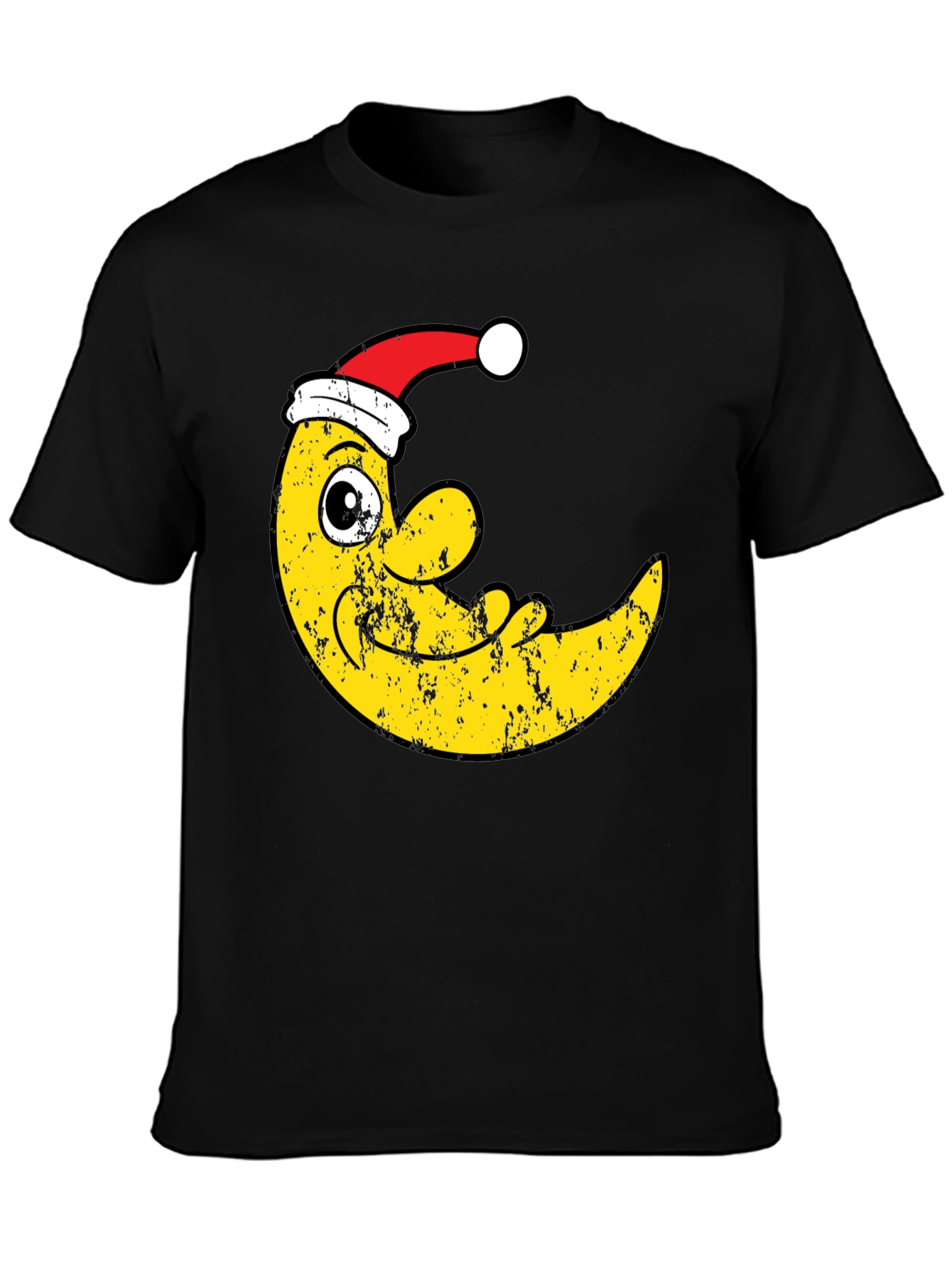 Festive Moon T-Shirt - Holiday Crescent Tee
