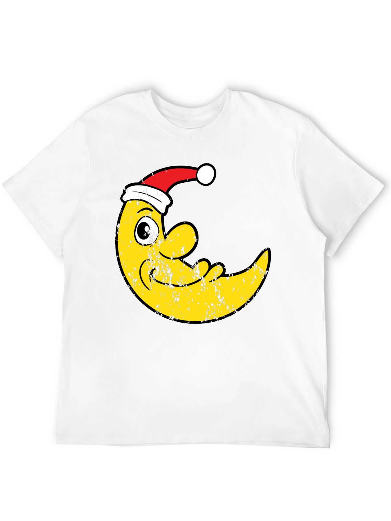 Festive Moon T-Shirt - Holiday Crescent Tee