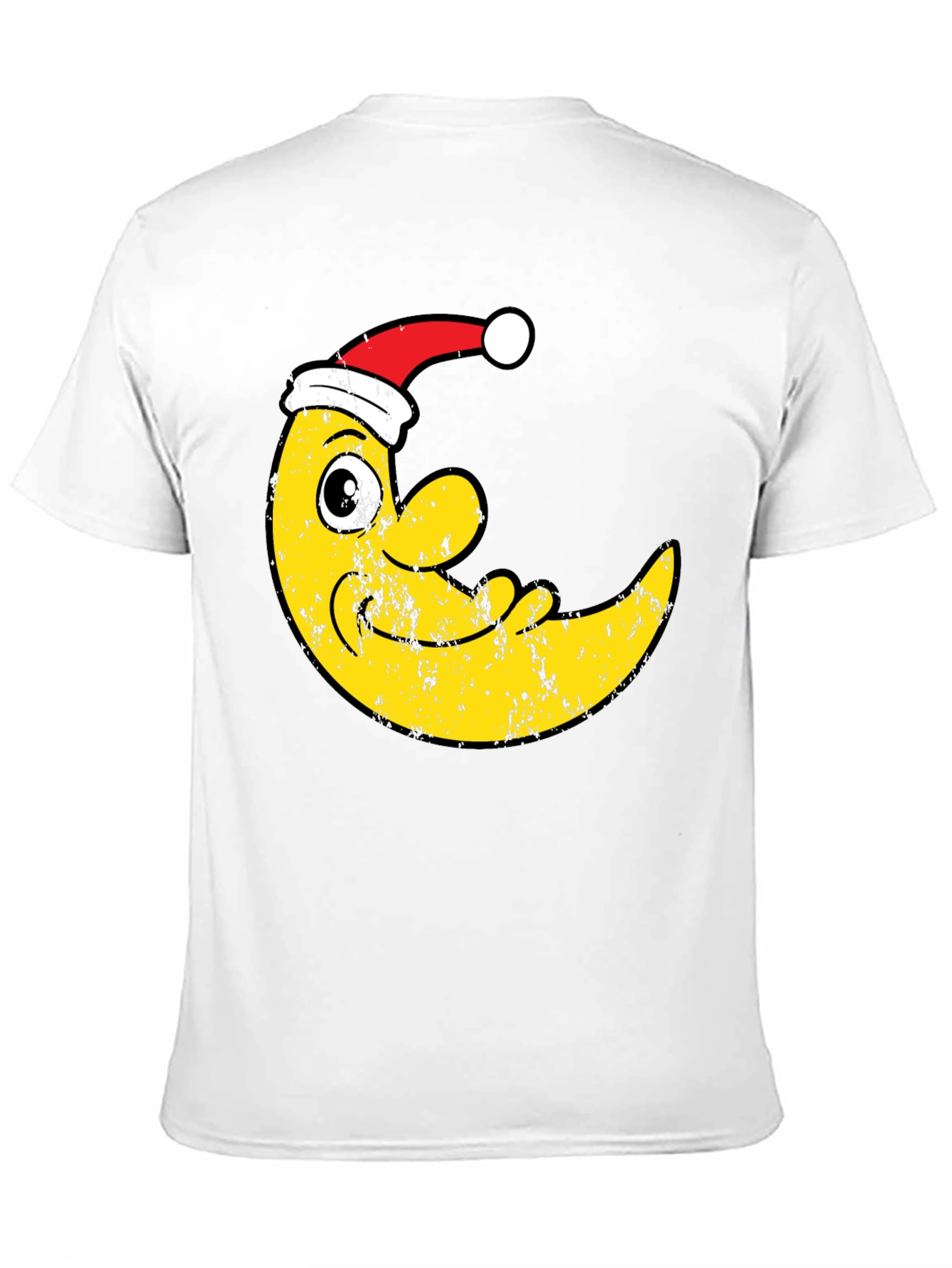 Festive Moon T-Shirt - Holiday Crescent Tee