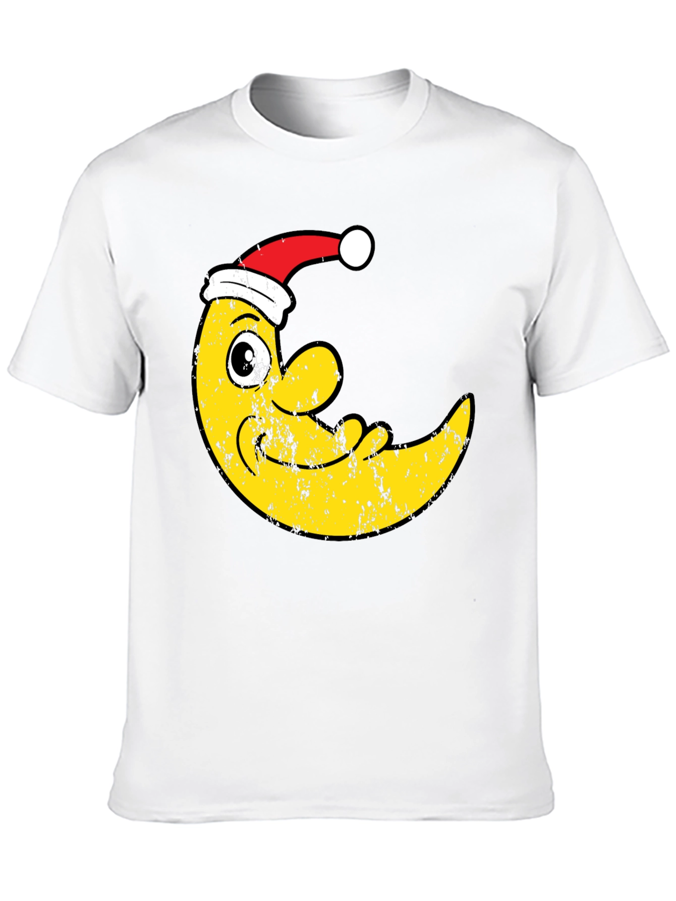 Festive Moon T-Shirt - Holiday Crescent Tee