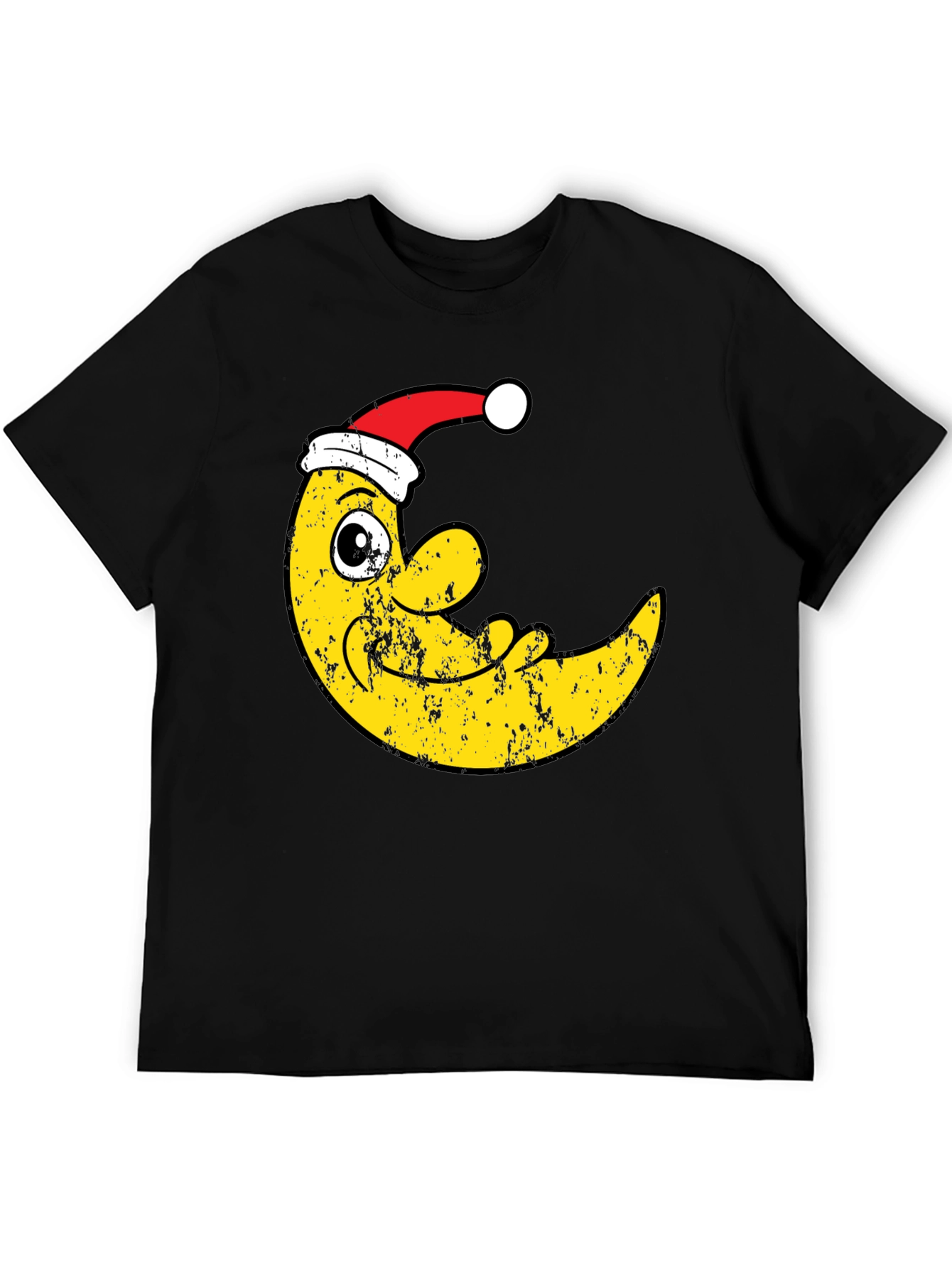 Festive Moon T-Shirt - Holiday Crescent Tee