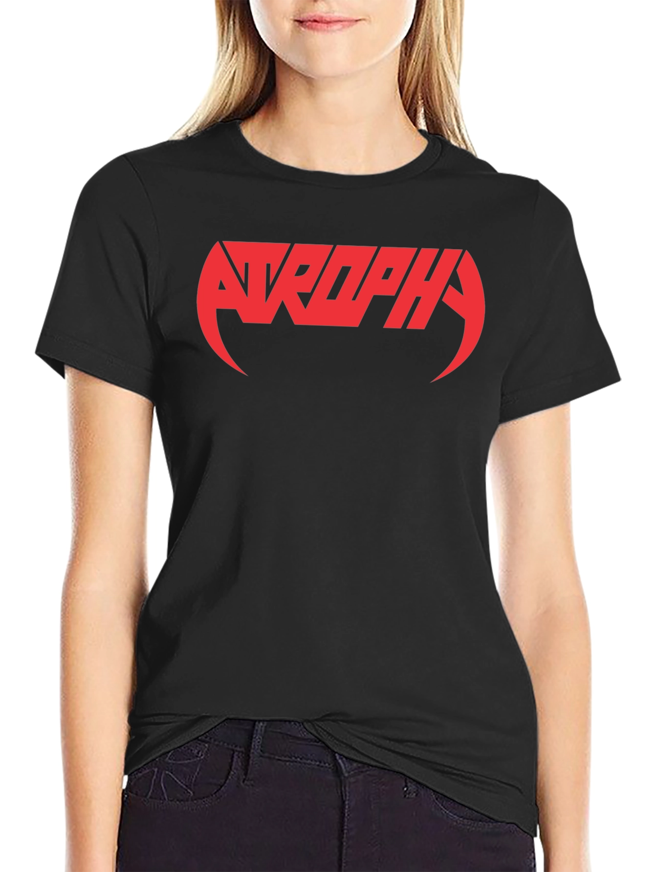 Atrophy Band Logo T-Shirt - Black