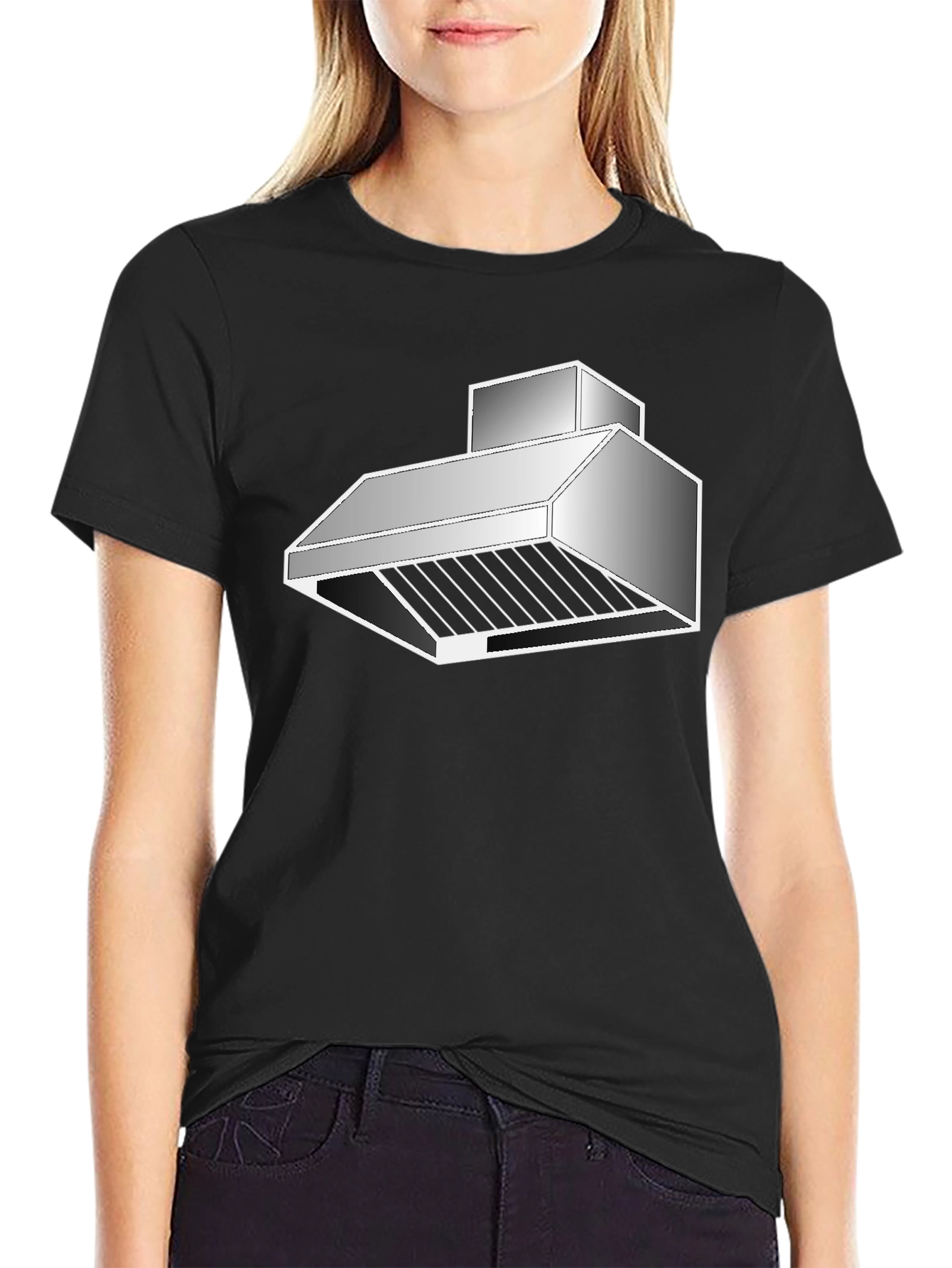 Novelty Range Hood T-Shirt - Quirky Kitchen Fan Tee