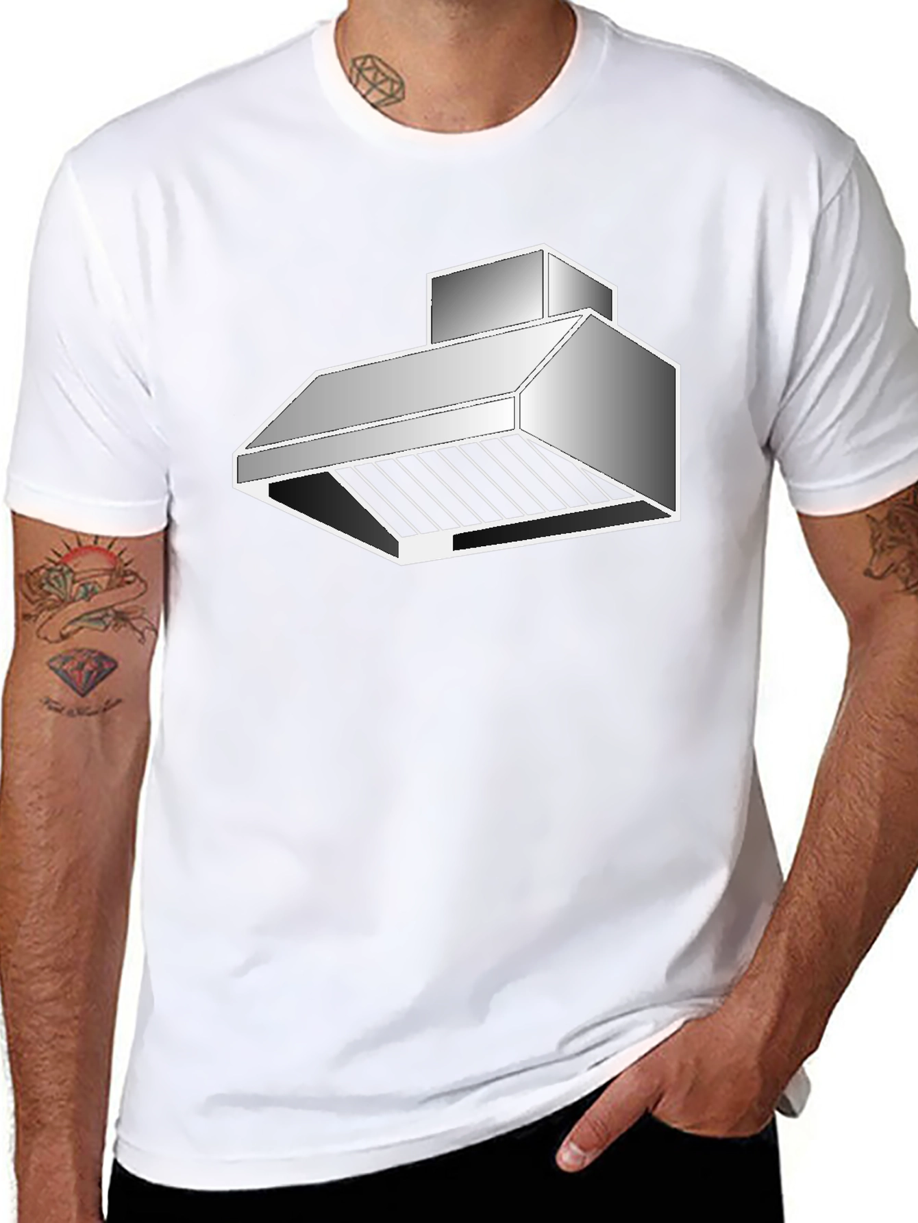 Novelty Range Hood T-Shirt - Quirky Kitchen Fan Tee