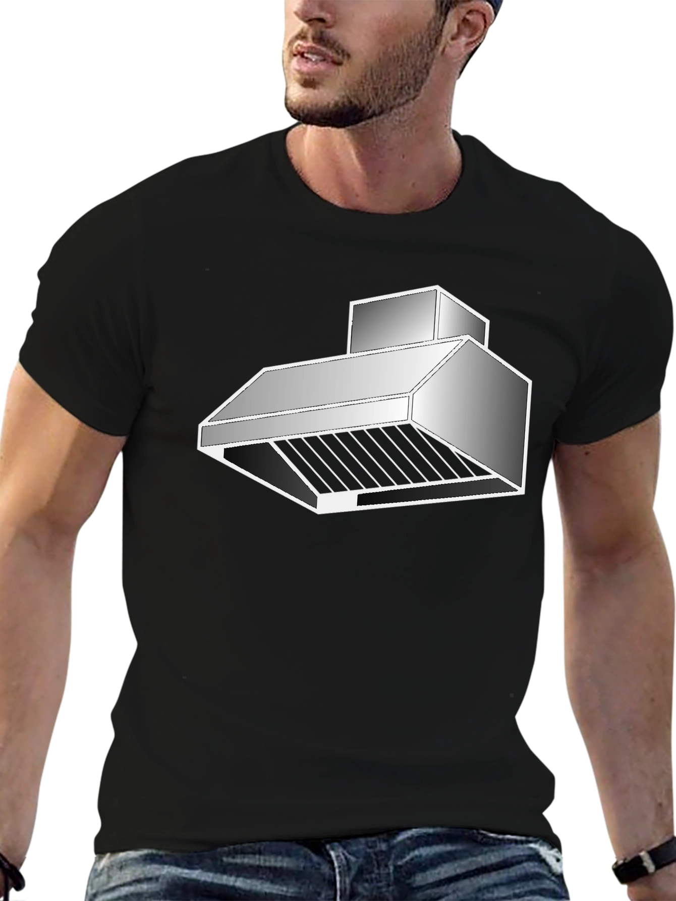 Novelty Range Hood T-Shirt - Quirky Kitchen Fan Tee
