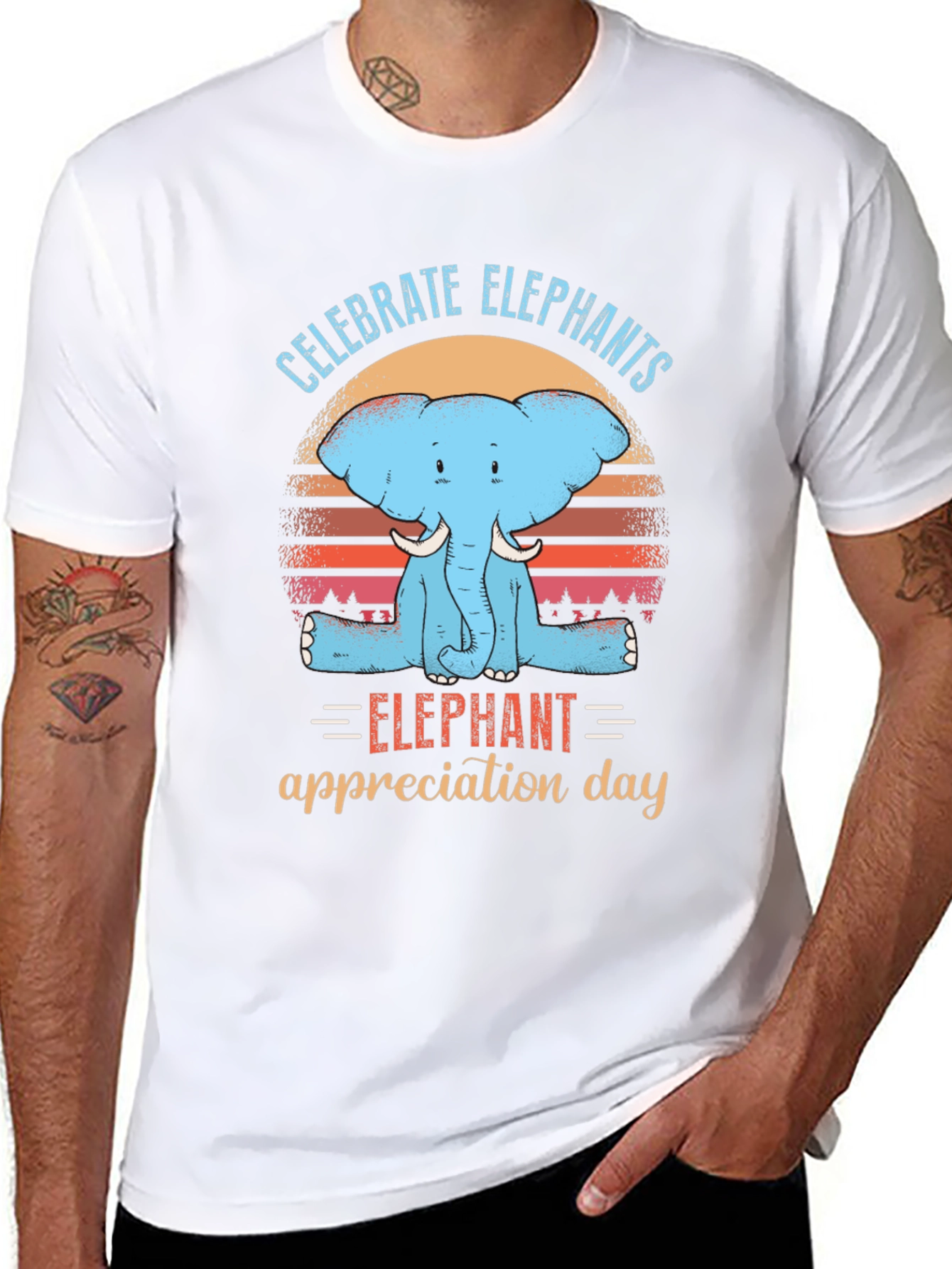 Celebrate Elephants T-Shirt Elephant Appreciation Day Tee