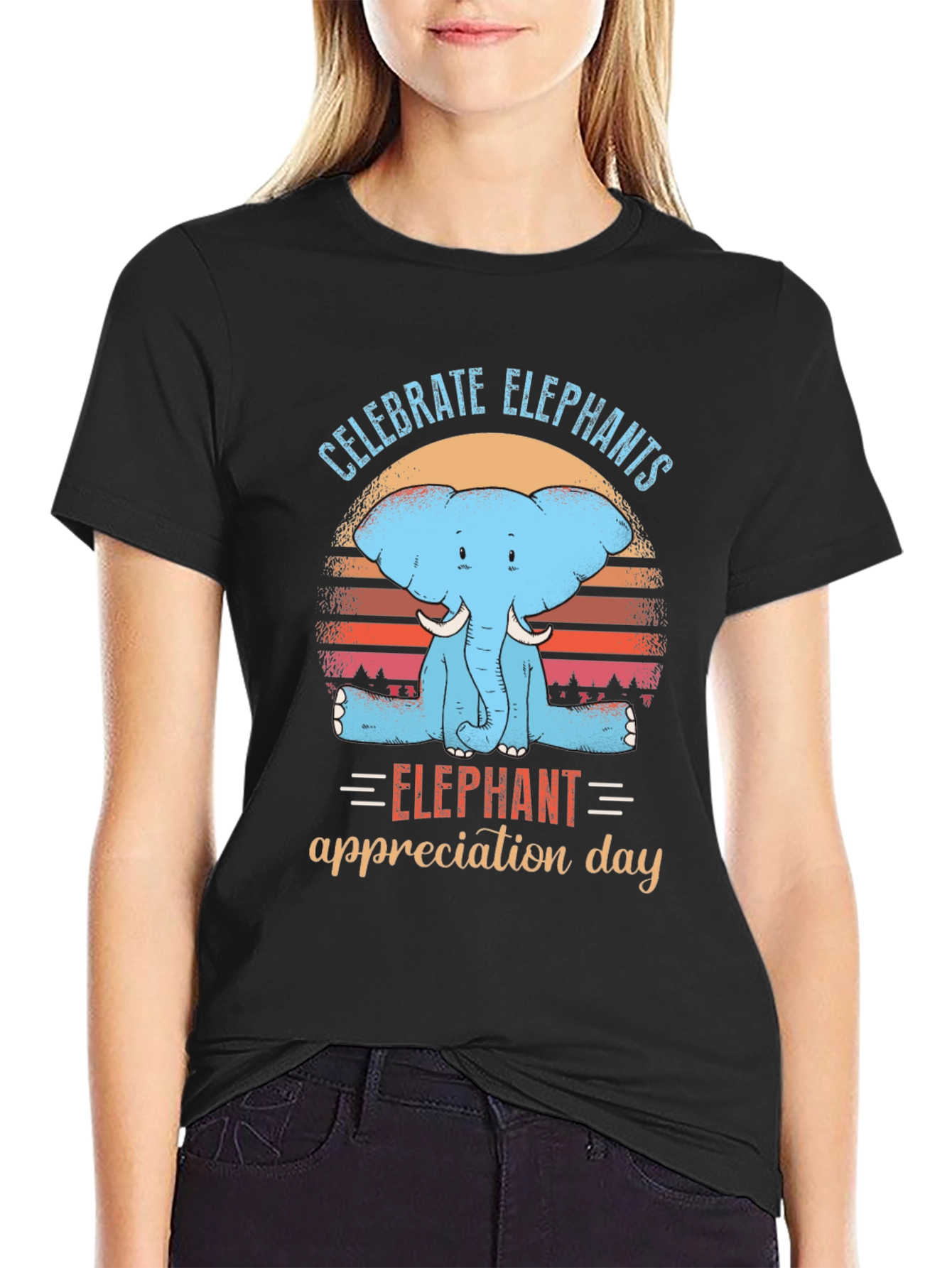 Celebrate Elephants T-Shirt Elephant Appreciation Day Tee