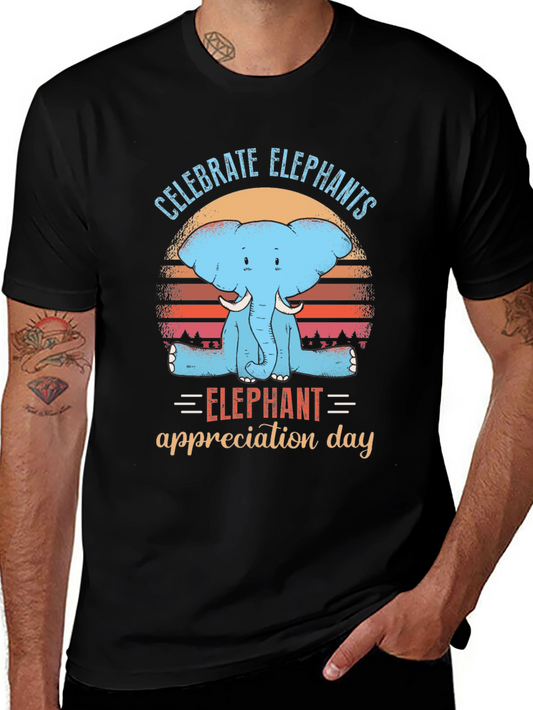 Celebrate Elephants T-Shirt Elephant Appreciation Day Tee