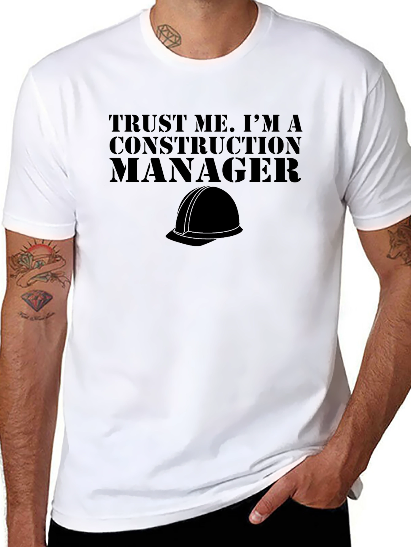 Construction Manager T-Shirt - Trust Me Graphic Tee