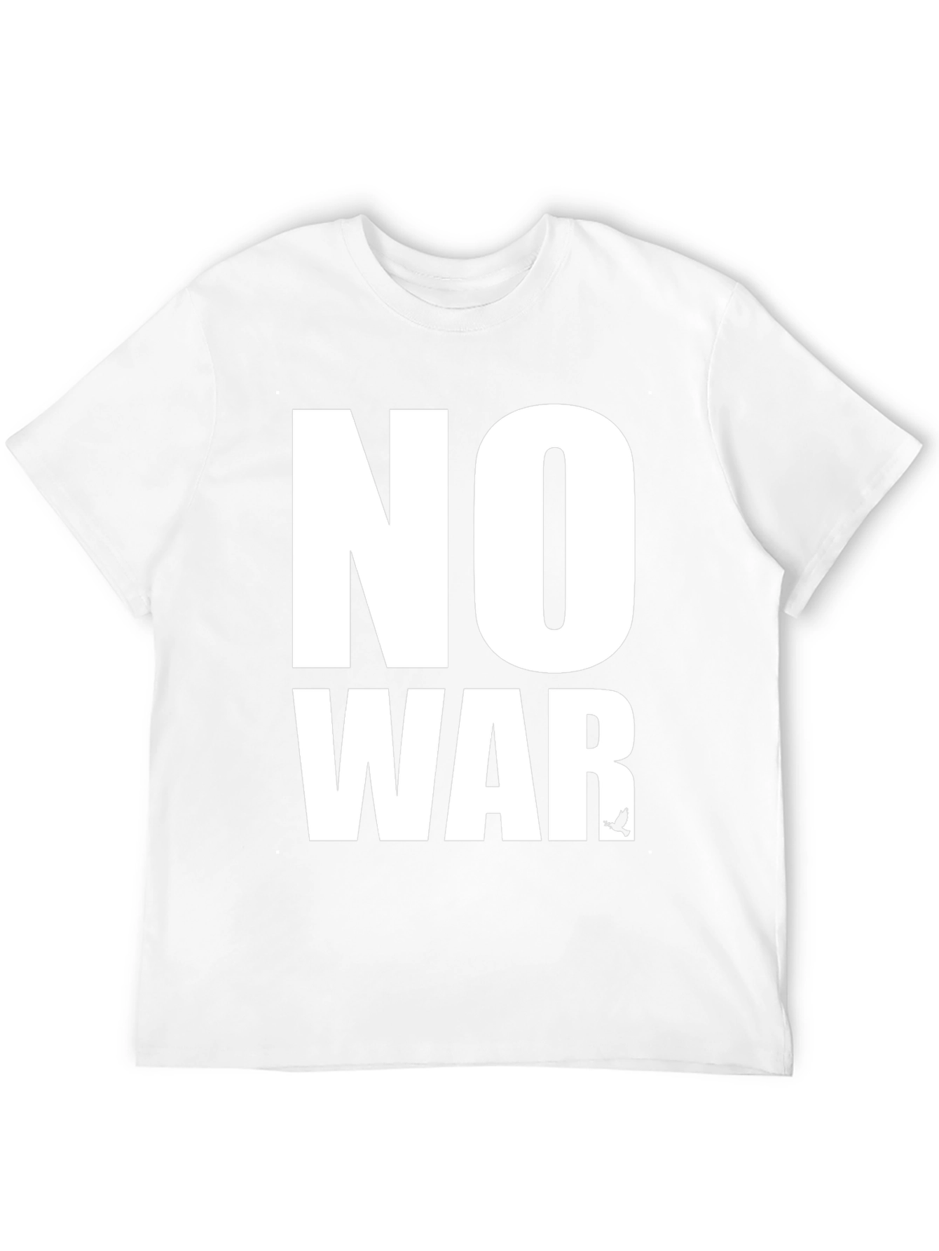 No War Graphic T-Shirt - Peace Dove - Black