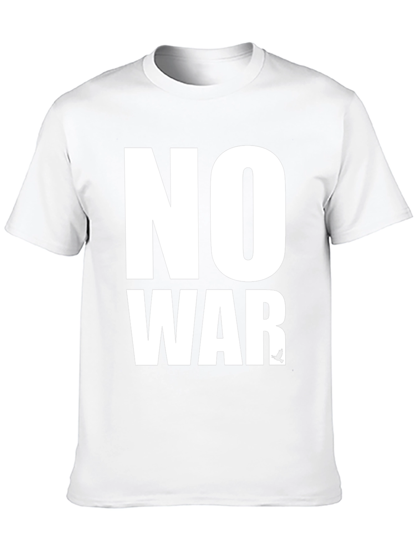 No War Graphic T-Shirt - Peace Dove - Black