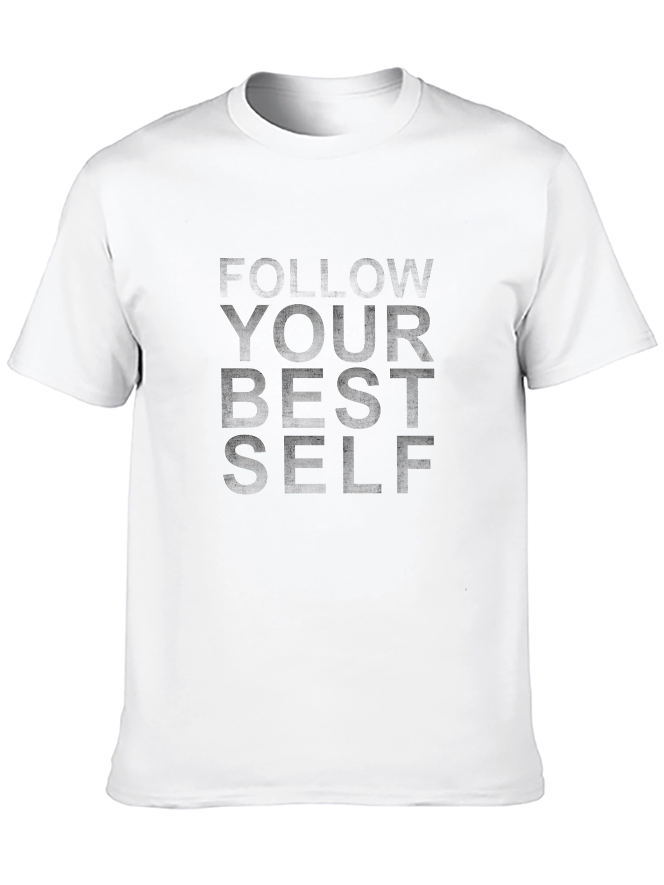 Follow Your Best Self Black Graphic Tee