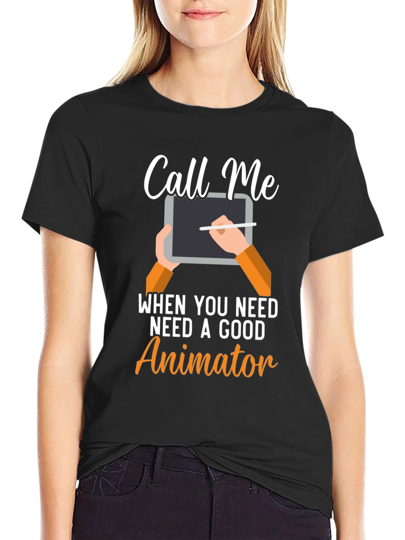 Call Me Animator T-Shirt - Creative Design