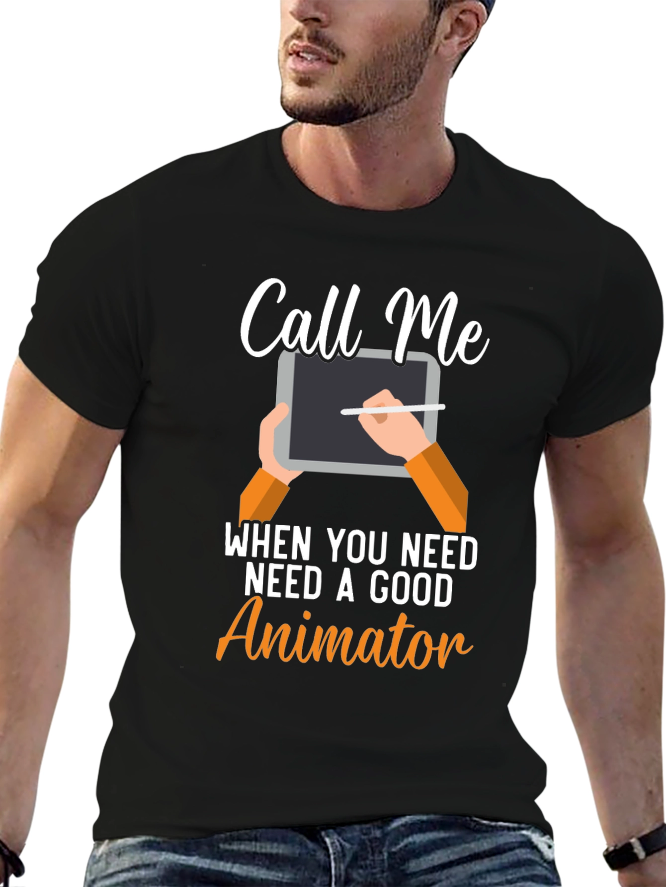 Call Me Animator T-Shirt - Creative Design